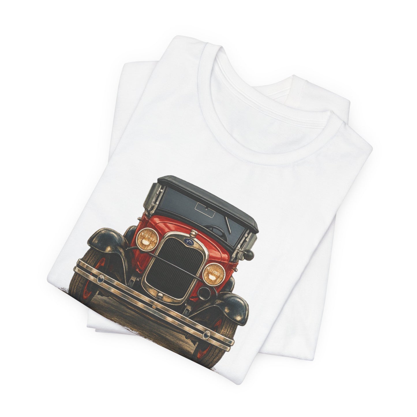 Napa Valley A's Red Vintage Car T-Shirt — Napa Valley A's Classic Automobile Tee