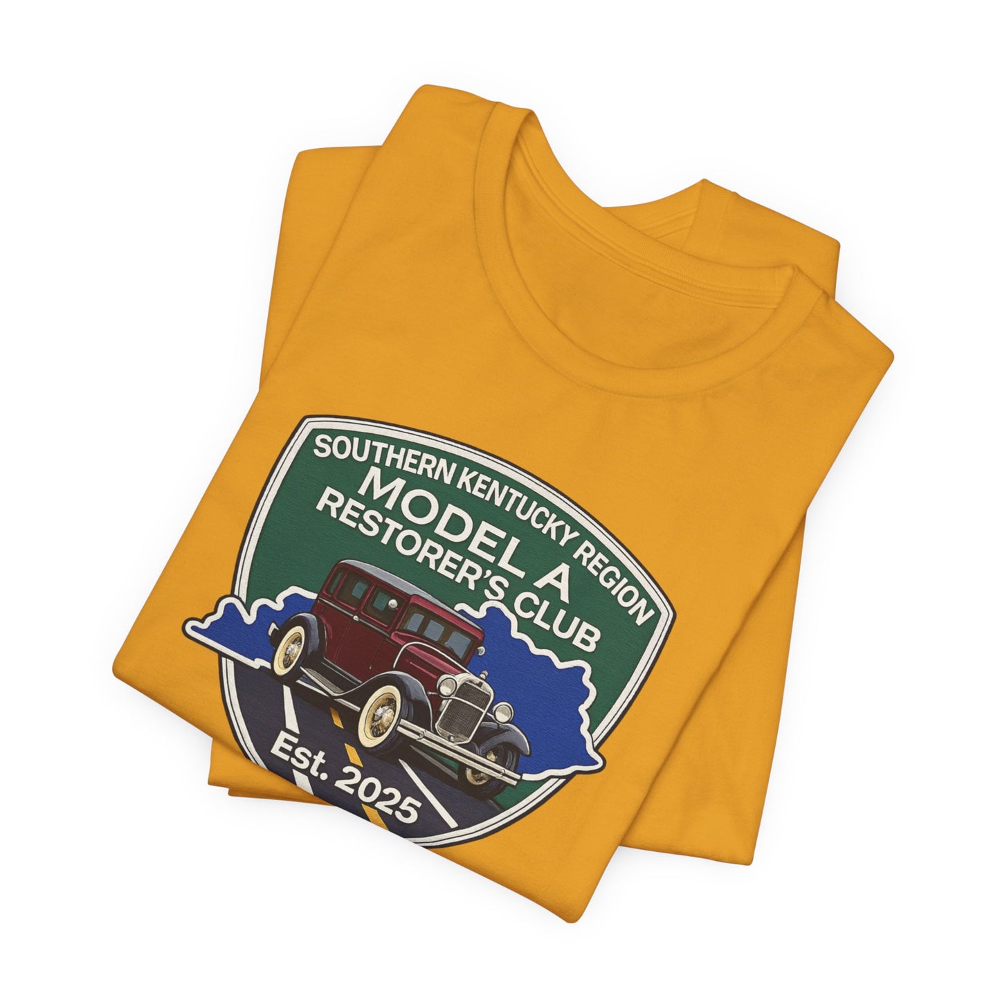 Southern Kentucky Region Model A Restorer's Club T-Shirt — Southern Kentucky Region Est. 2025