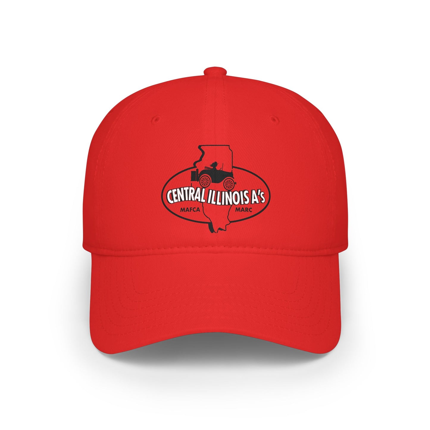 Central Illinois A's Low Profile Baseball Cap – Vintage State Logo Hat