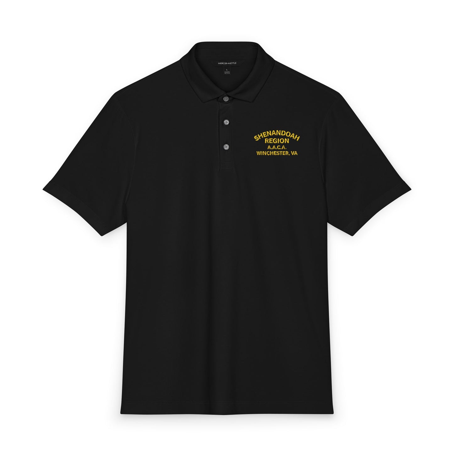 Shenandoah Region AACA Men's Stretch Polo — Embroidered Chest Logo