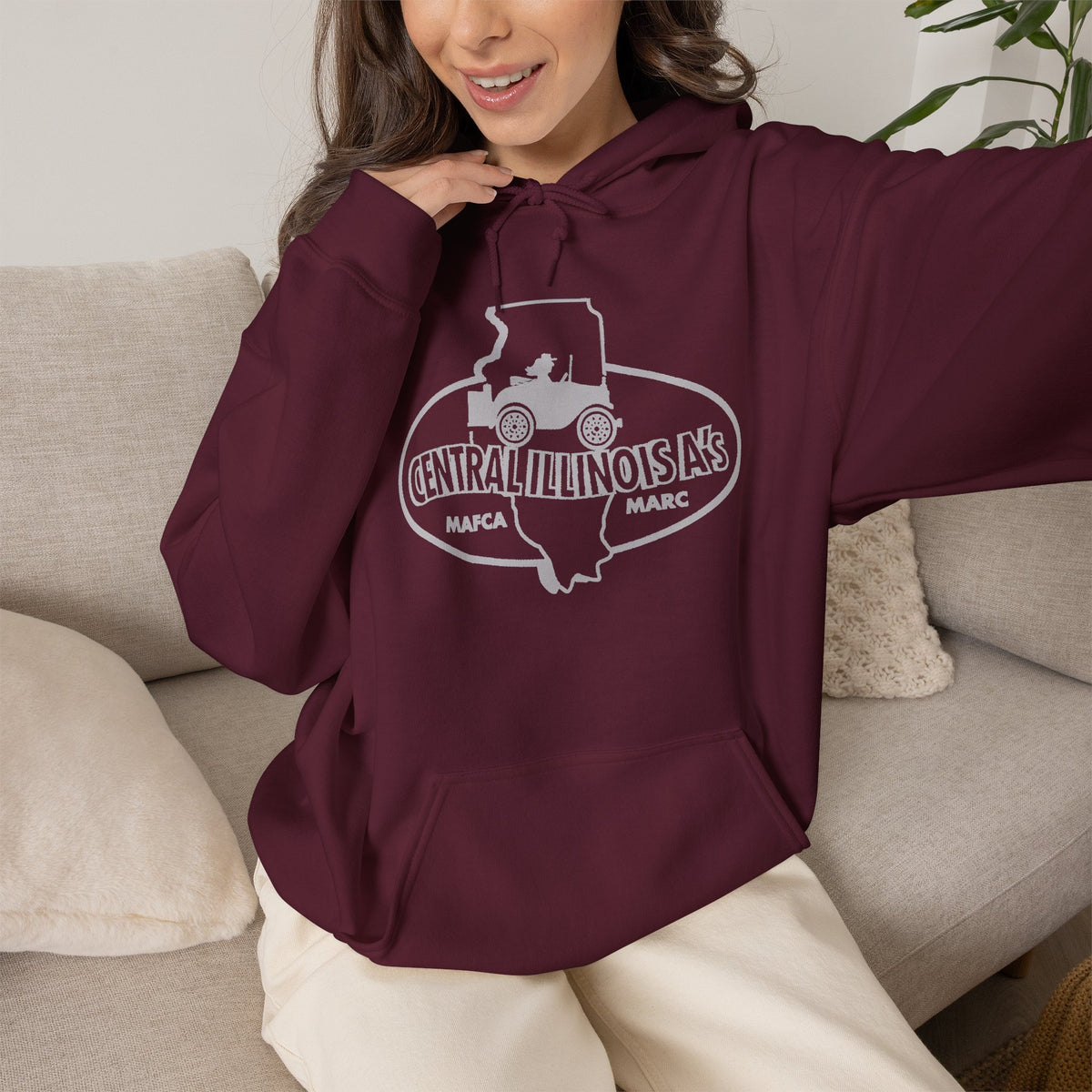 Central Illinois A's Hoodie — Unisex Heavy Blend™ Hooded Sweatshirt