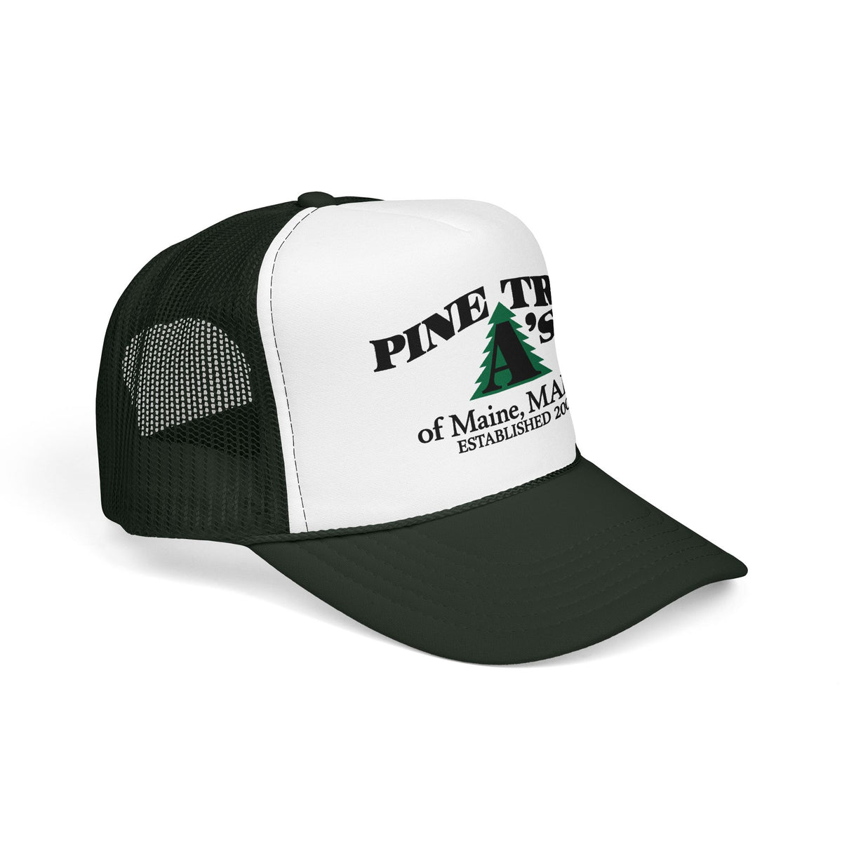 Pine Tree A's of Maine, MAFCA Foam Printed Trucker Hat