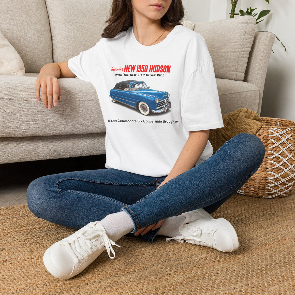 1950 Hudson Commodore Six Convertible Brougham Tee – Unisex Softstyle T-Shirt