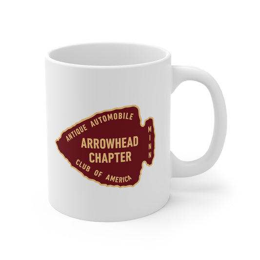 Arrowhead Chapter AACA 11oz Ceramic Mug — Coffee Cup