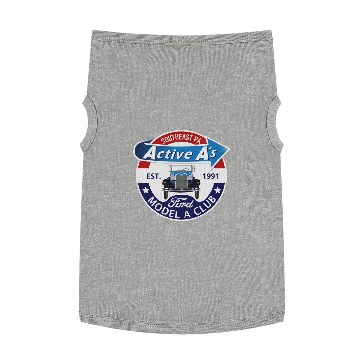 Active A's Ford Model A Club Logo Dog Shirt