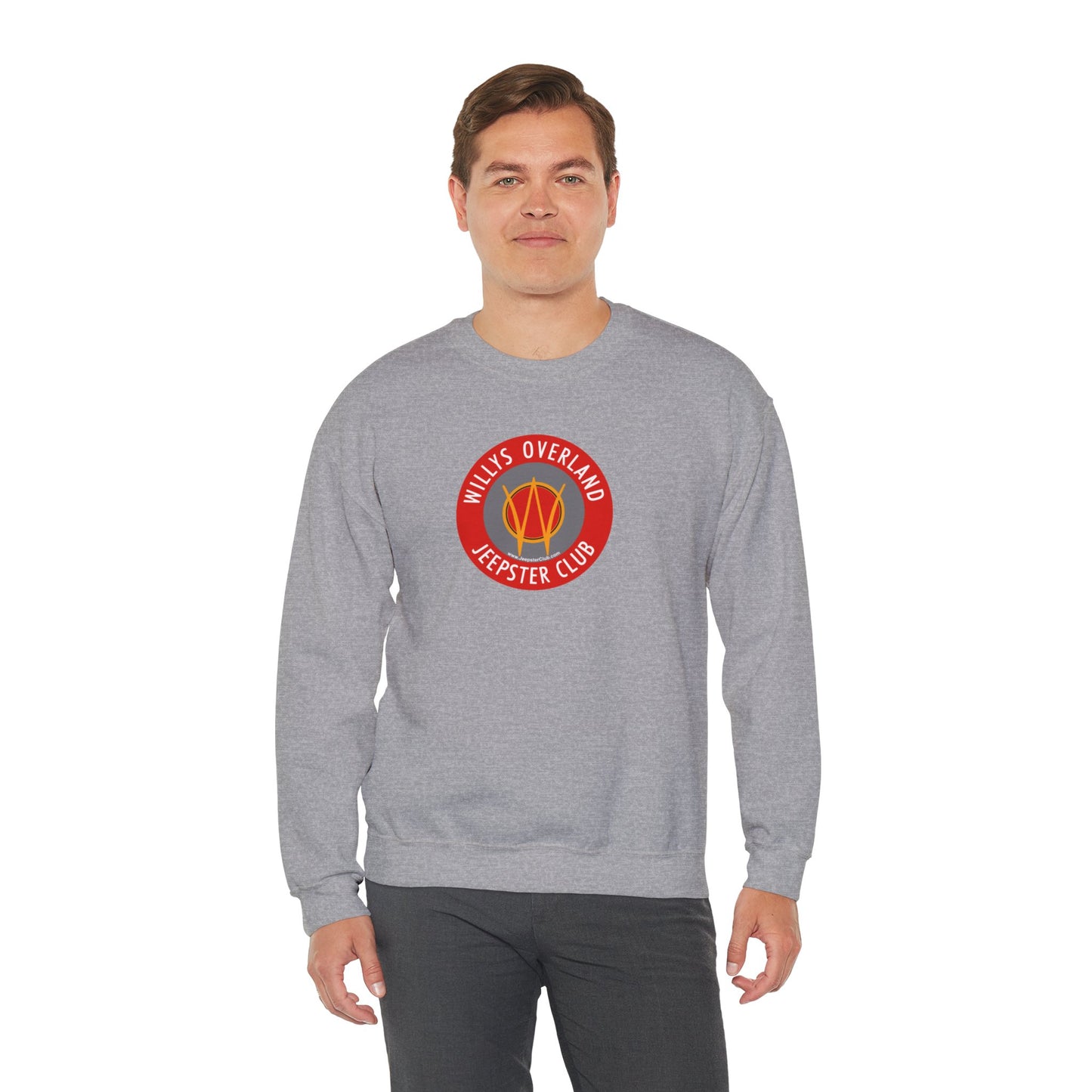 Willys Overland Jeepster Club Sweatshirt - Unisex Heavy Blend™ Crewneck Sweatshirt