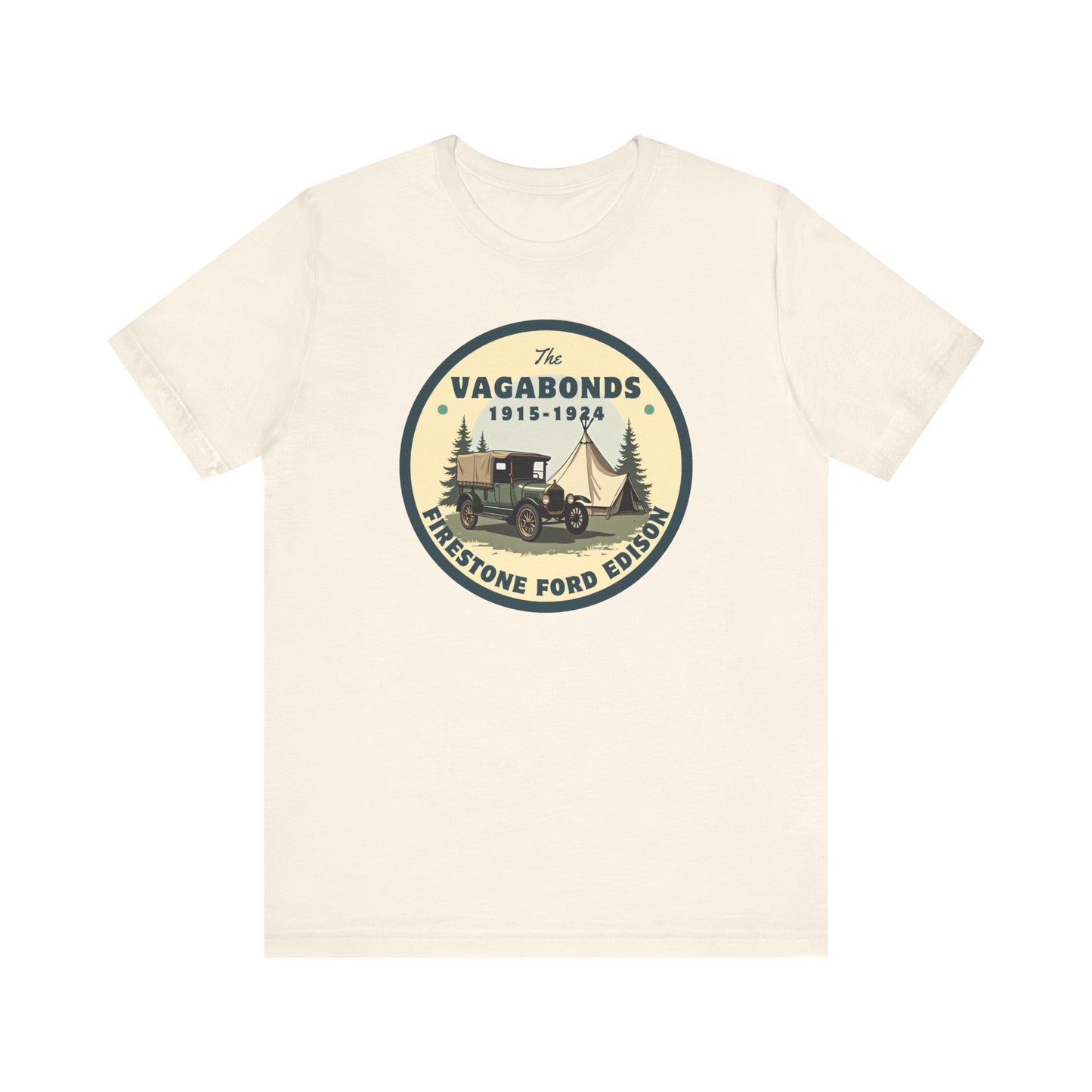 Vagabonds - Firestone, Ford, and Eddison - Retro Camping Shirt