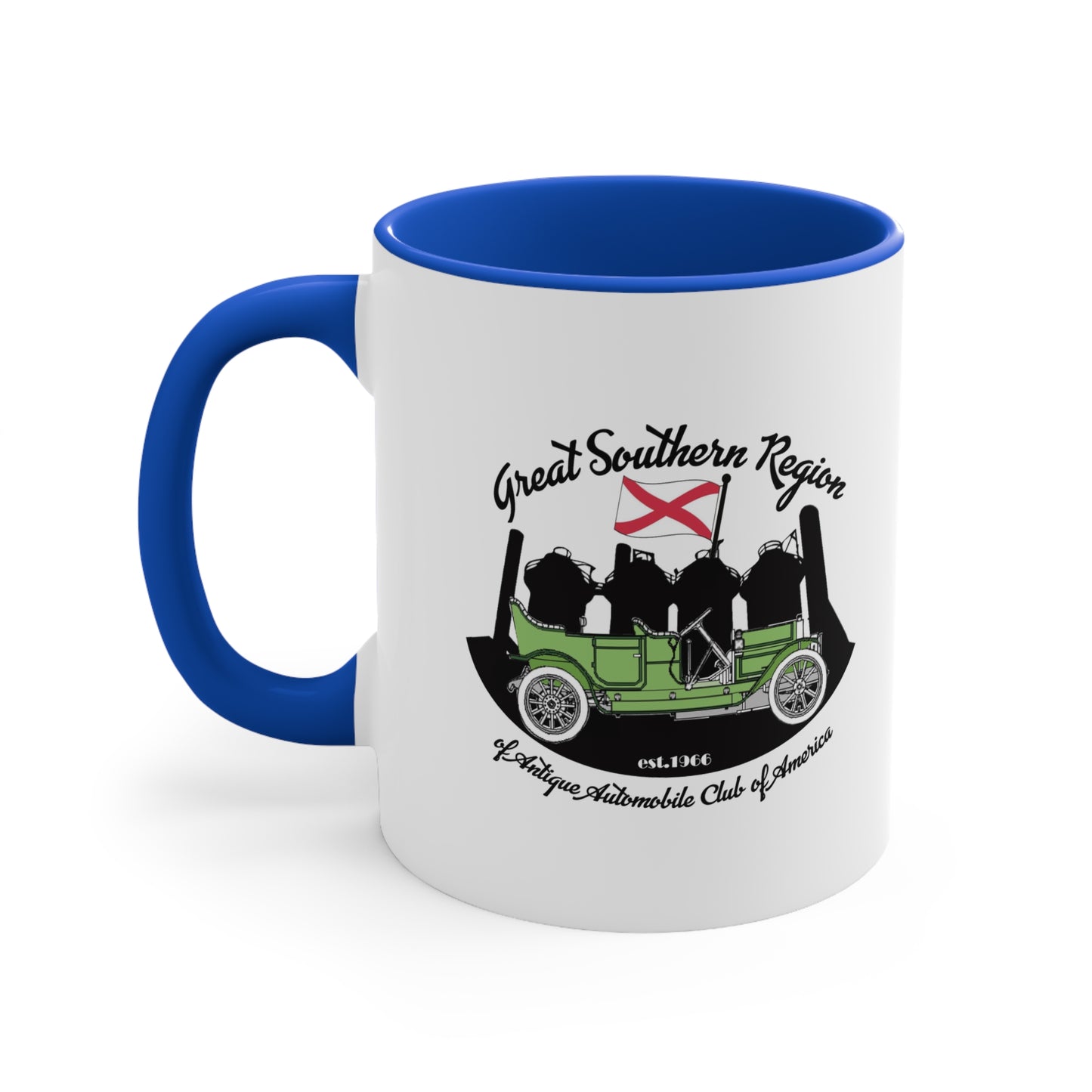 Great Southern Region AACA Accent Mug — Great Southern Region Vintage Automobile Club Design