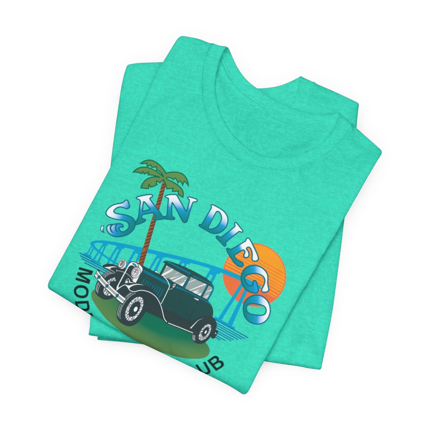 San Diego Model A Ford Club Tee — Large Front Logo