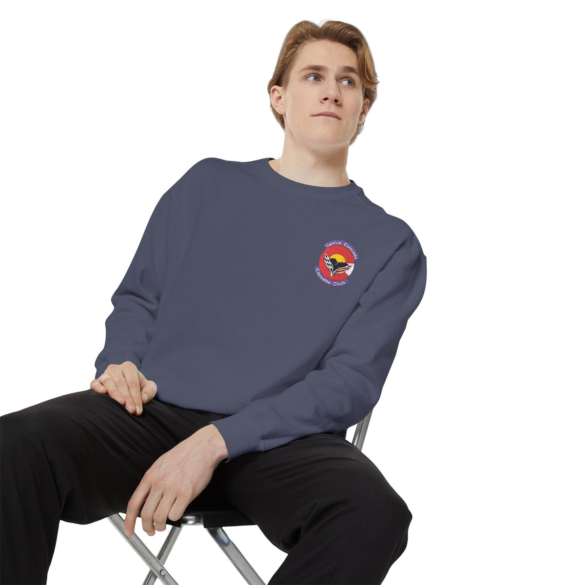 Central Colorado Corvette Club Embroidered Sweatshirt