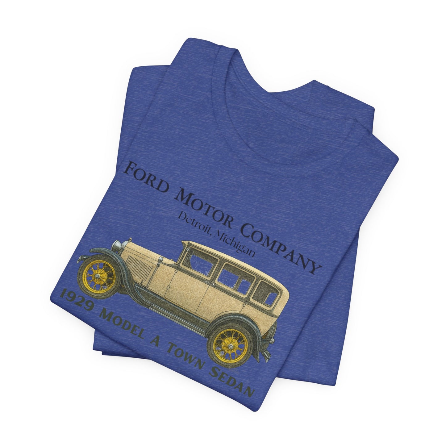 1929 Ford Model A Town Sedan T-Shirt – Classic Car Tee