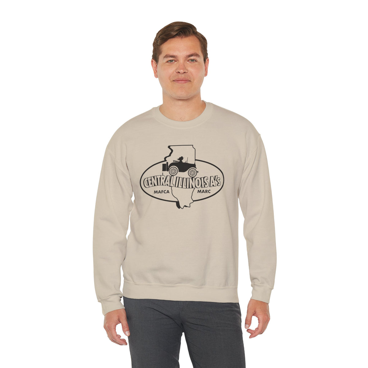 Central Illinois A's Sweatshirt - Unisex Heavy Blend™ Crewneck Sweatshirt