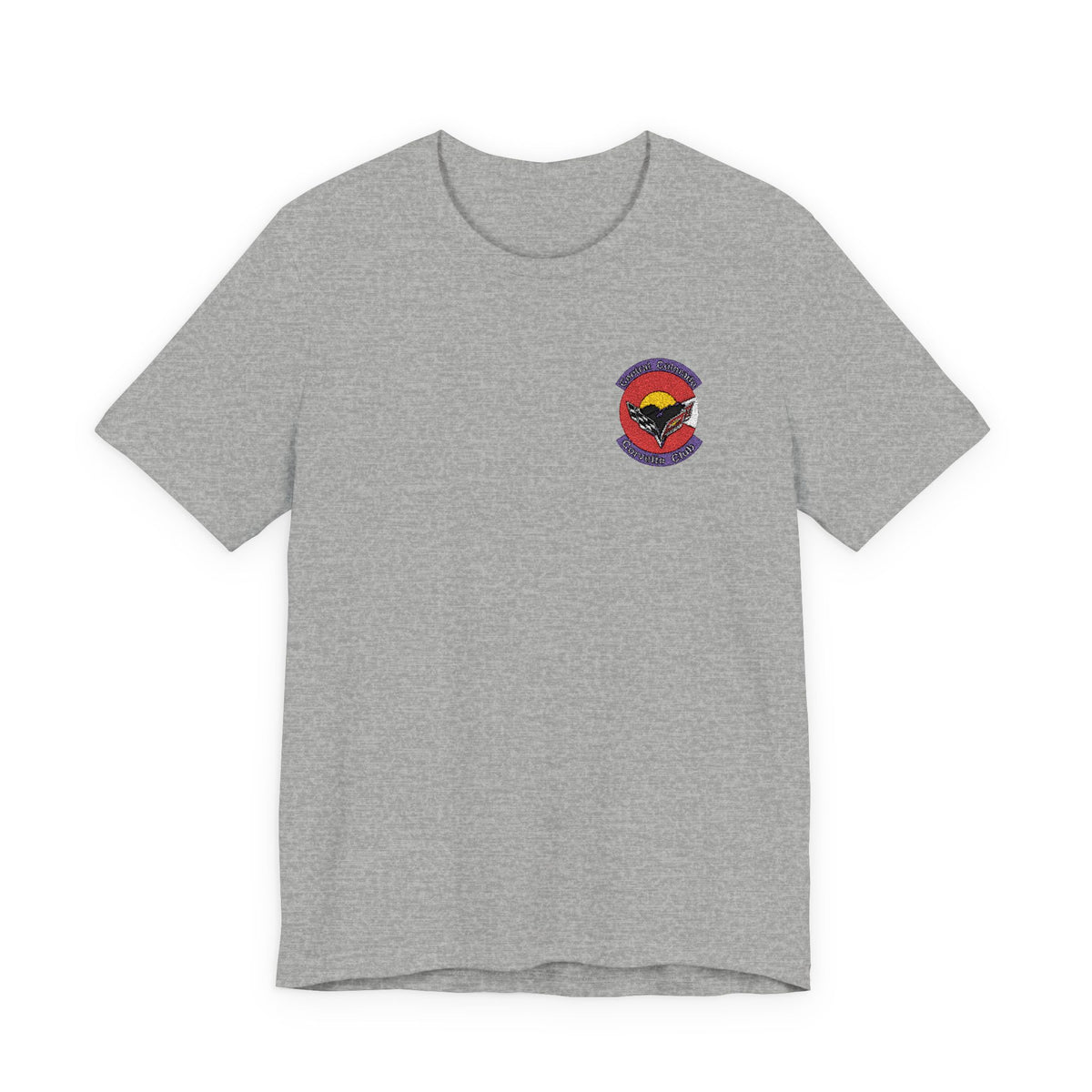 Central Colorado Corvette Club - Embroidered Unisex Soft Style Tee