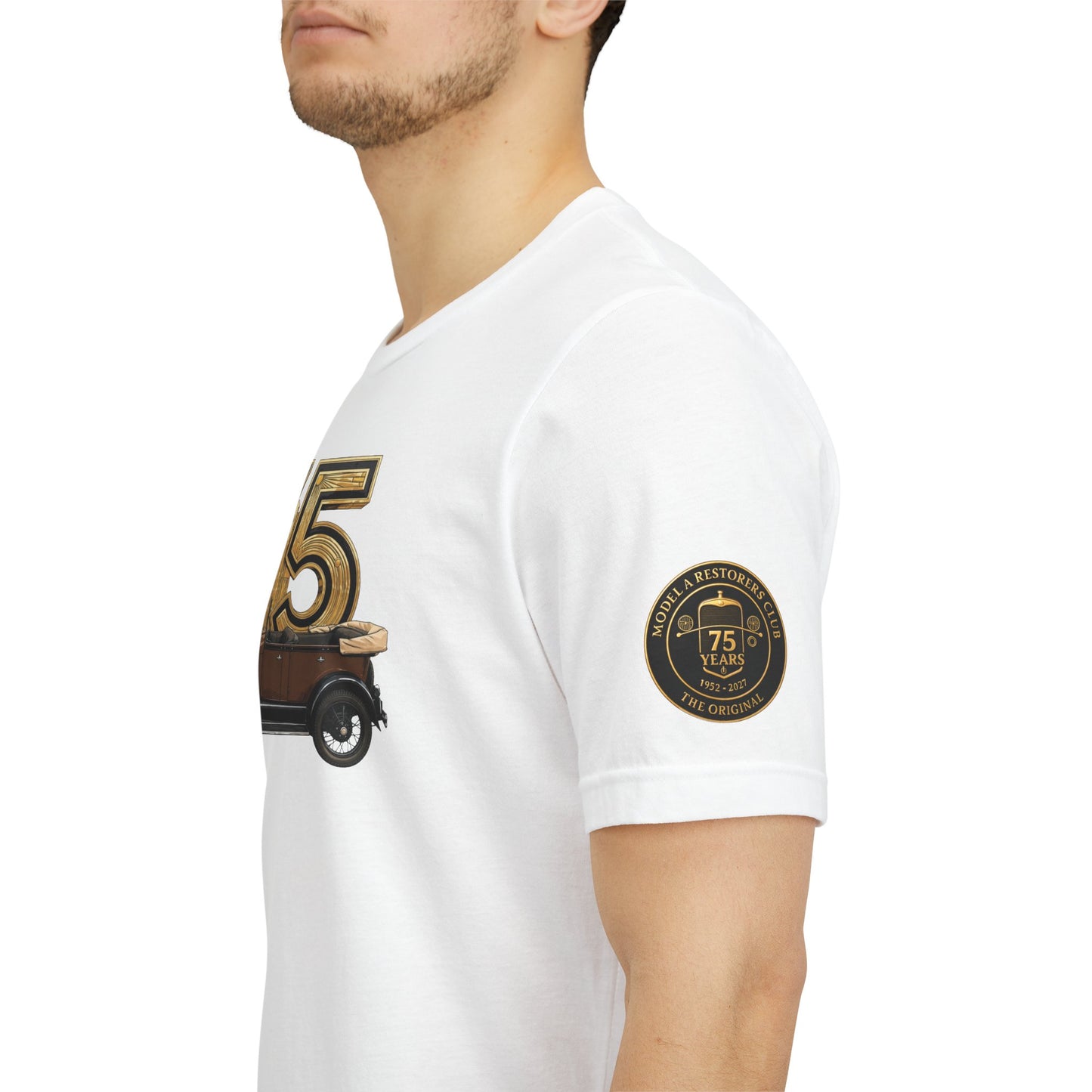 MARC 75th Anniversary Tee with Touring car and MARC logos on both sleeves