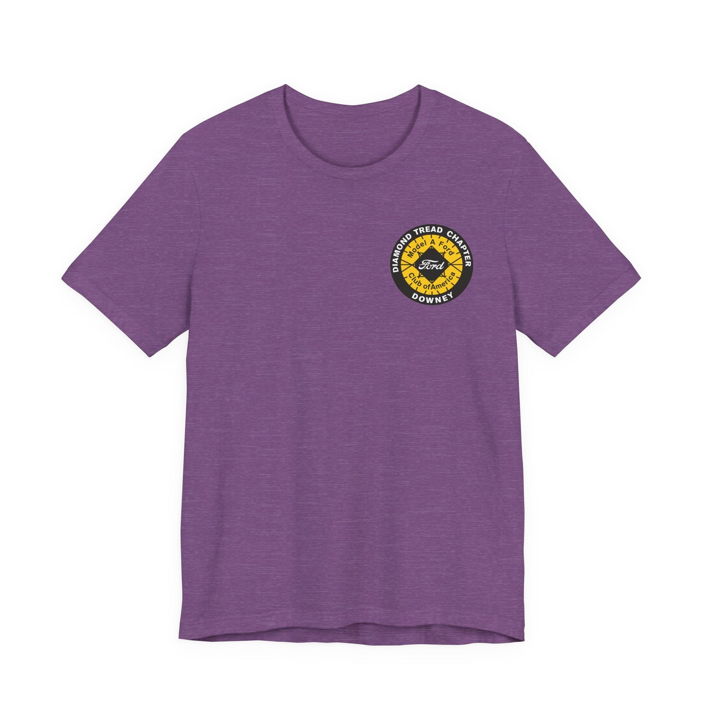 Diamond Tread Chapter Downey T‑Shirt - Small Front Logo Only