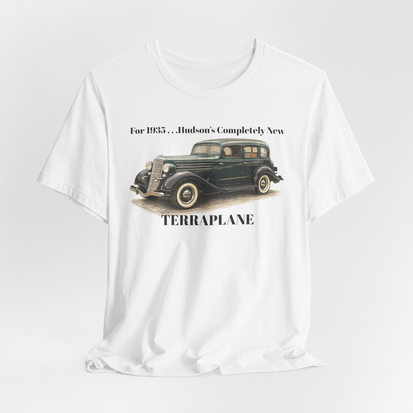 1935 Hudson Terraplane Classic Auto T‑Shirt Tee – Unisex Jersey Short Sleeve Tee (BJ)