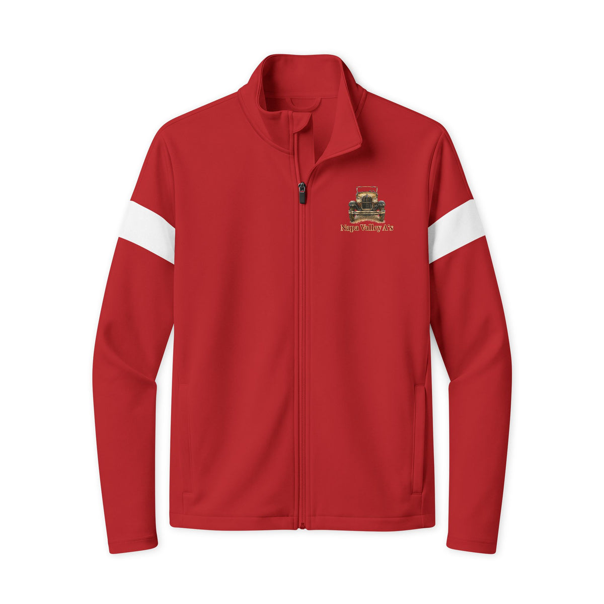 Napa Valley V's Full-Zip Travel Jacket  — Front and Back Logos