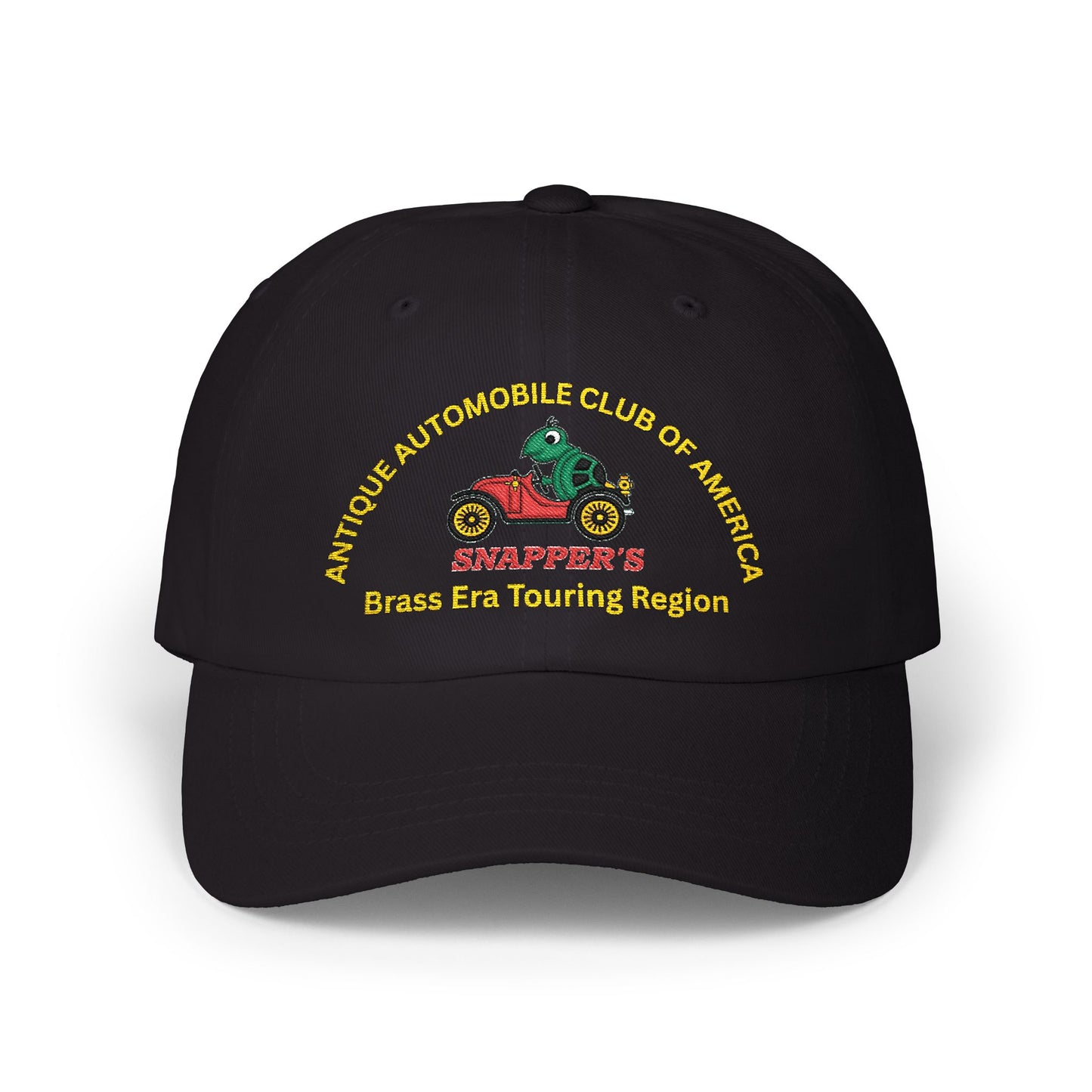 Snapper's Brass and Gas Touring Region Dad Cap — Antique Automobile Club Embroidered Hat
