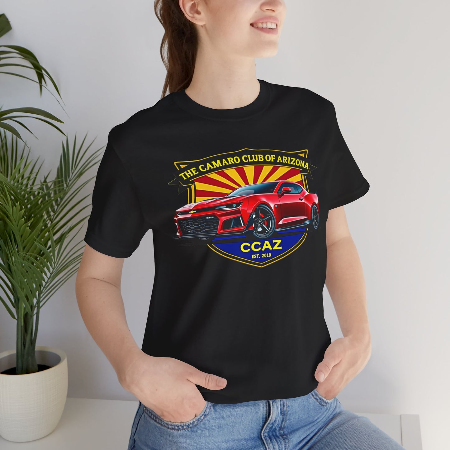 Camaro Club of Arizona T-Shirt – CCAZ Red Camaro Graphic Tee
