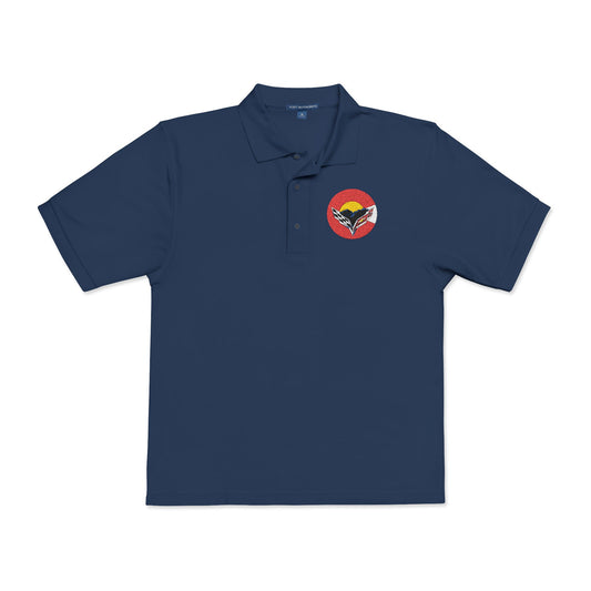 Central Colorado Corvette Club Embroidered Polo Shirt — Classic Golf Polo
