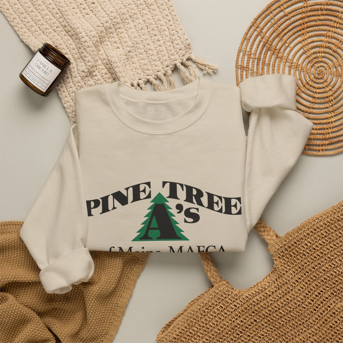 Pine Tree A's of Maine, MAFCA — Unisex Heavy Blend™ Crewneck Sweatshirt