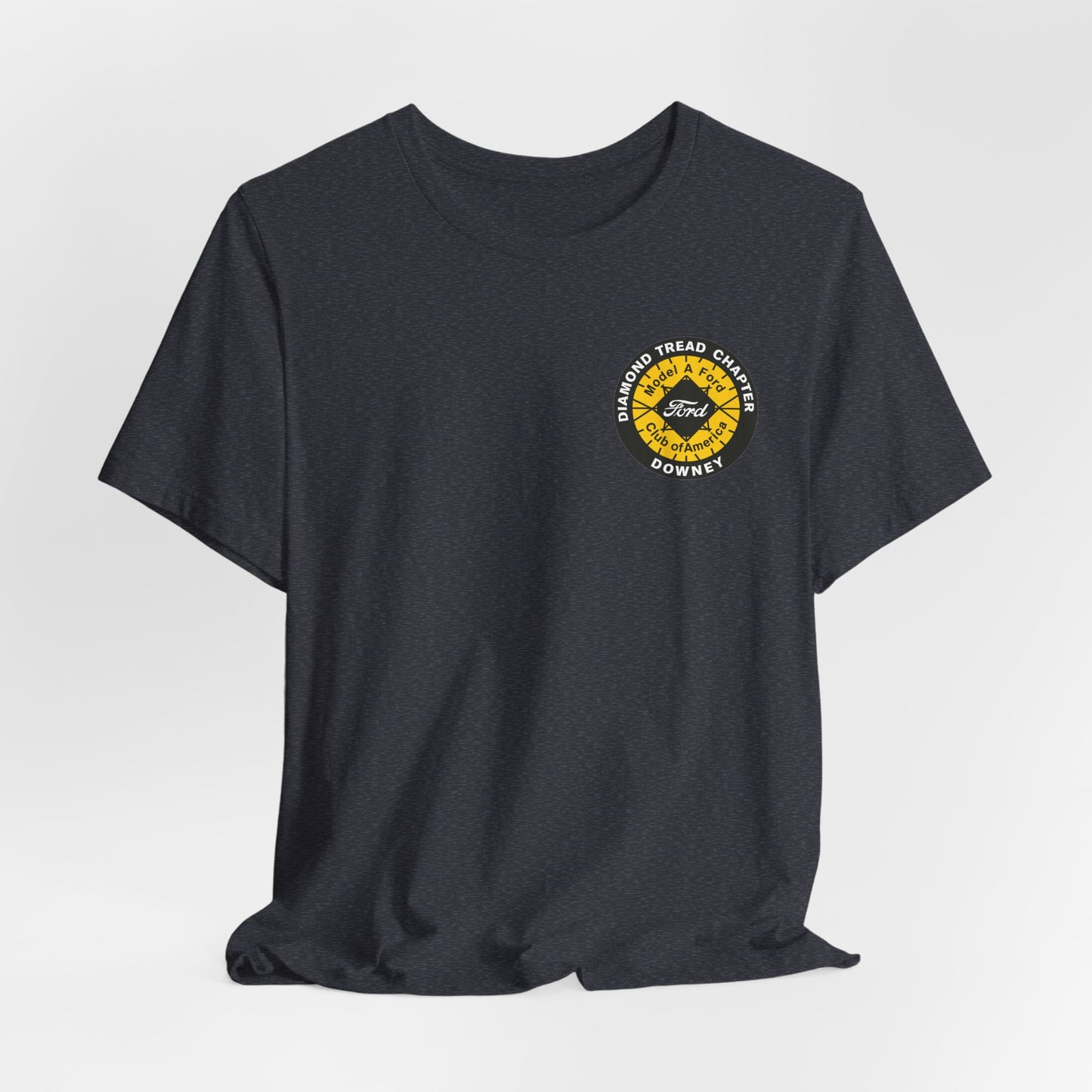 Diamond Tread Chapter Downey T‑Shirt - Small Front Logo Only