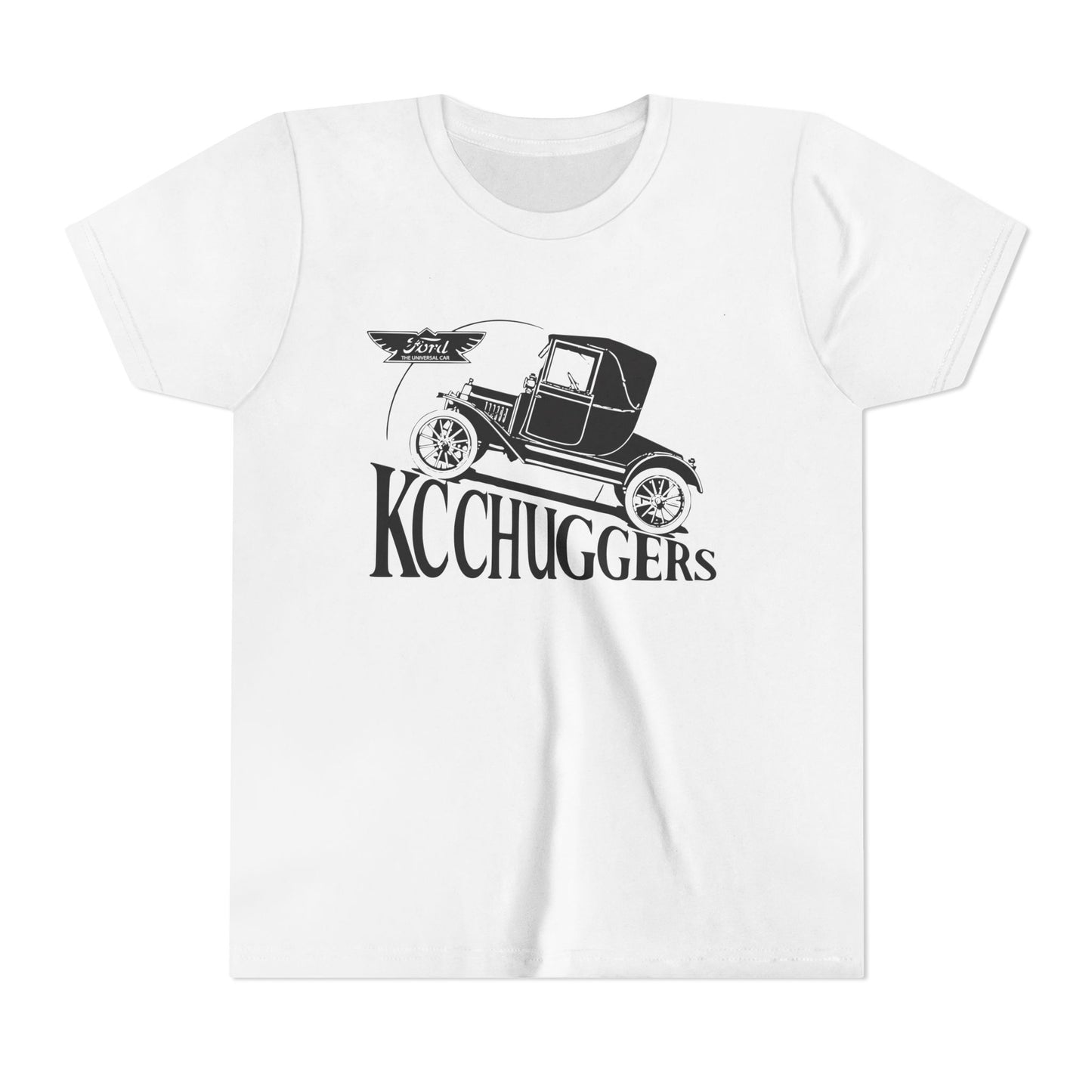 KC Chuggers Vintage Car Youth Tee - Retro Automobile Graphic Shirt