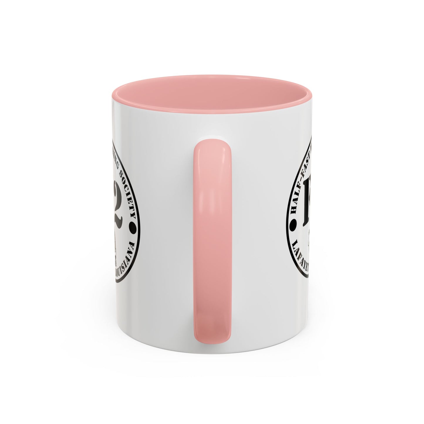 F/2 Half-Fast Motoring Society Accent Coffee Mug — Lafayette, Louisiana Emblem (11/15oz)