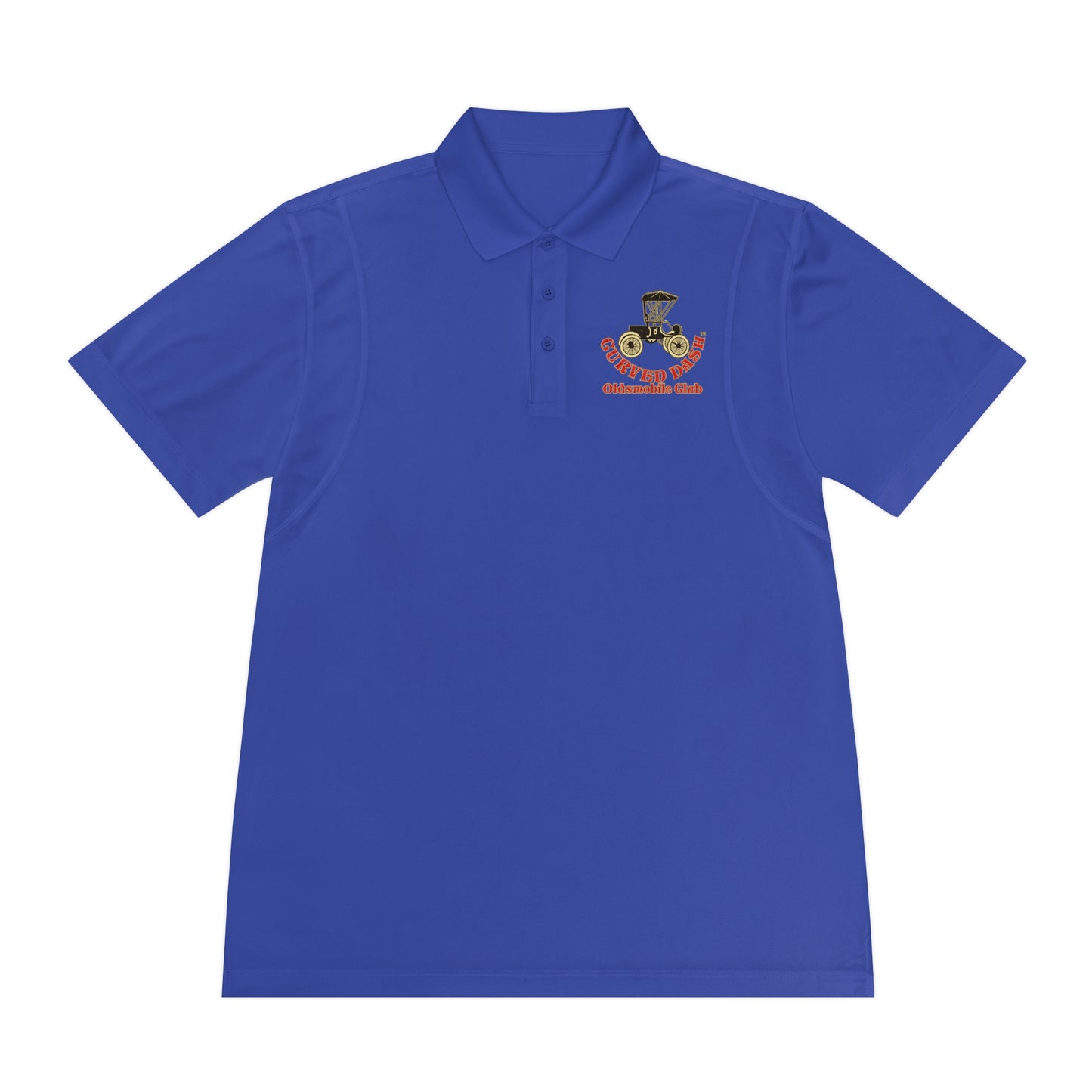 Curved Dash Oldsmobile Club Printed Polo Shirt