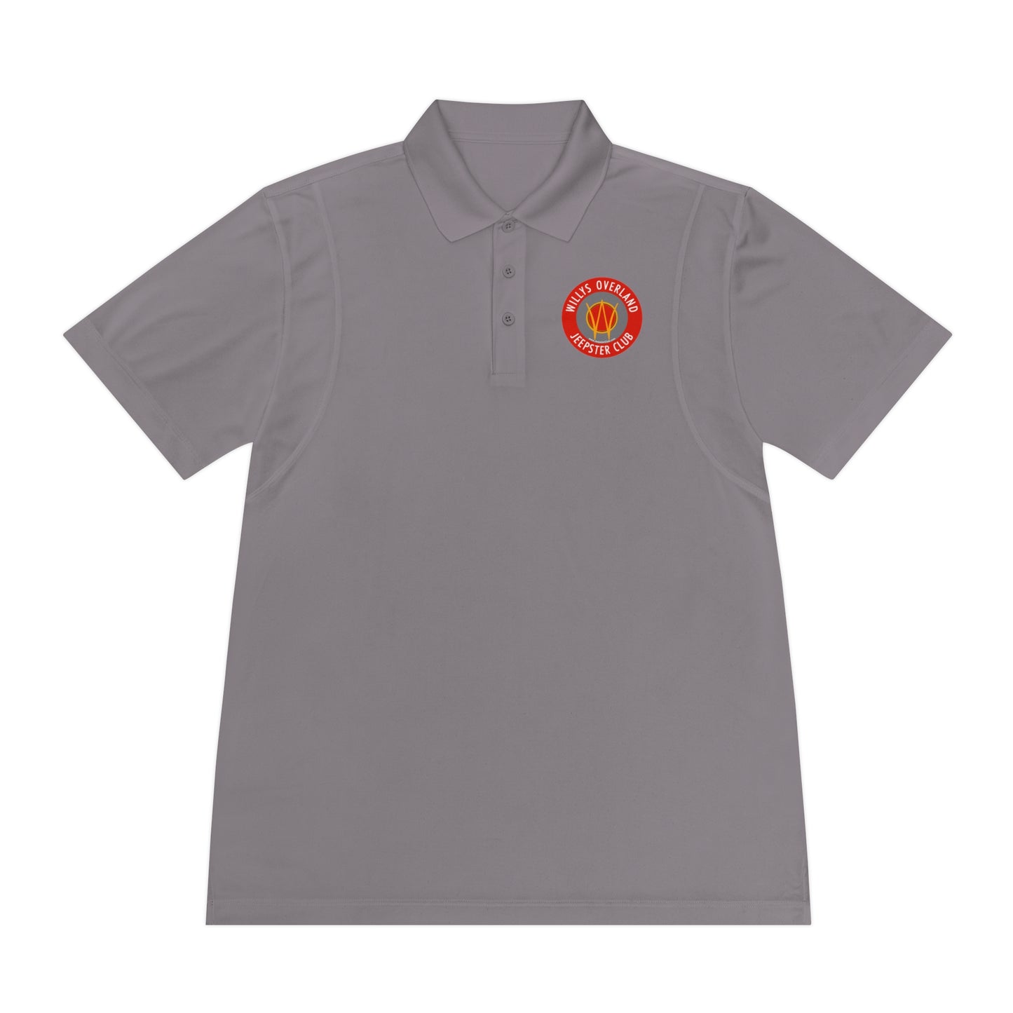 Willys Overland Jeepster Club Polo Shirt — Classic Car Club Printed Logo Polo