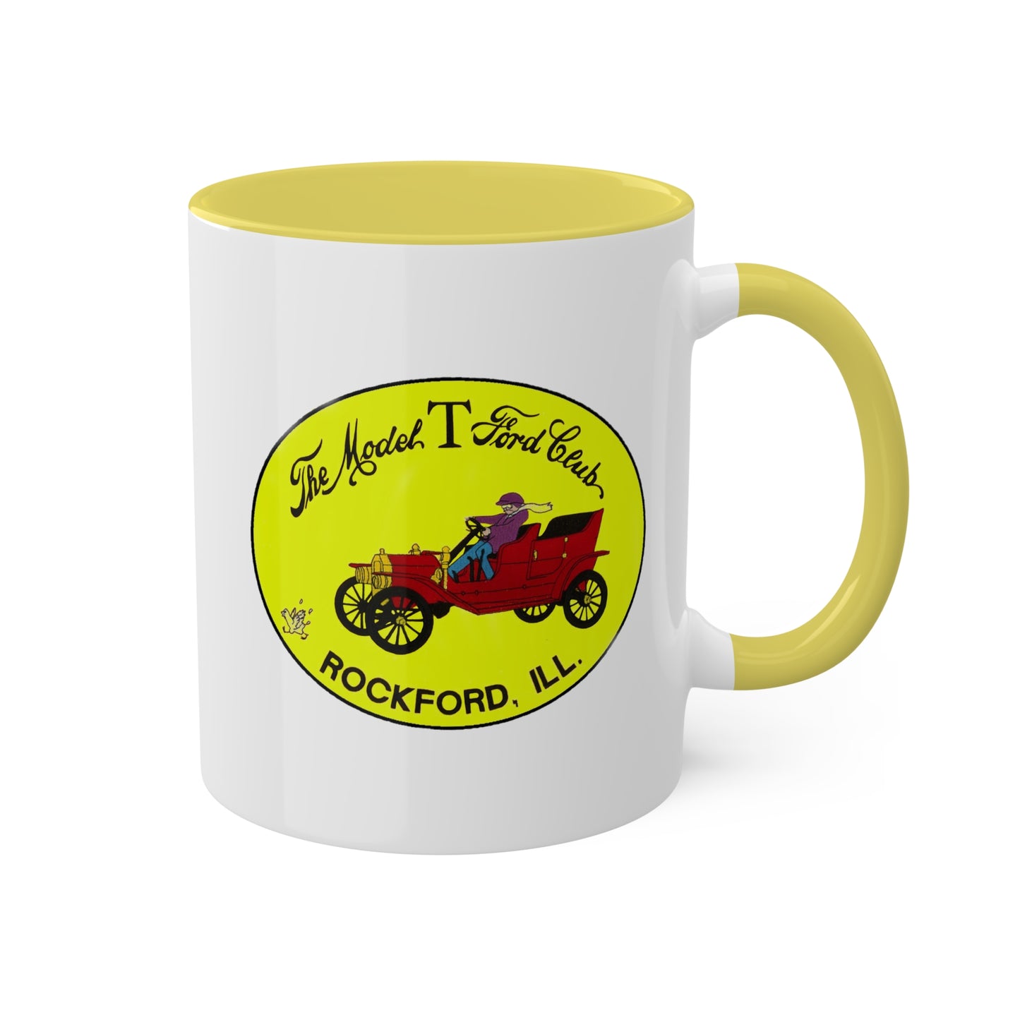 Rockford Model T Ford Club Colorful Mugs, 11oz