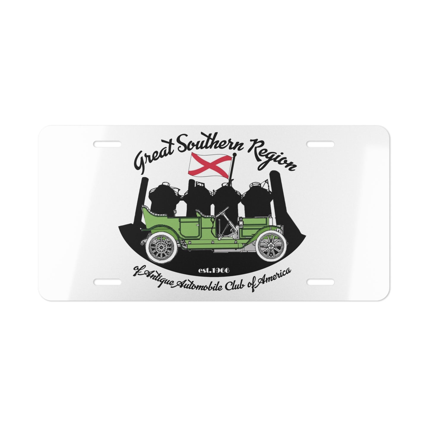 Great Southern Region AACA Vanity Plate — Antique Automobile Club Decorative License Plate