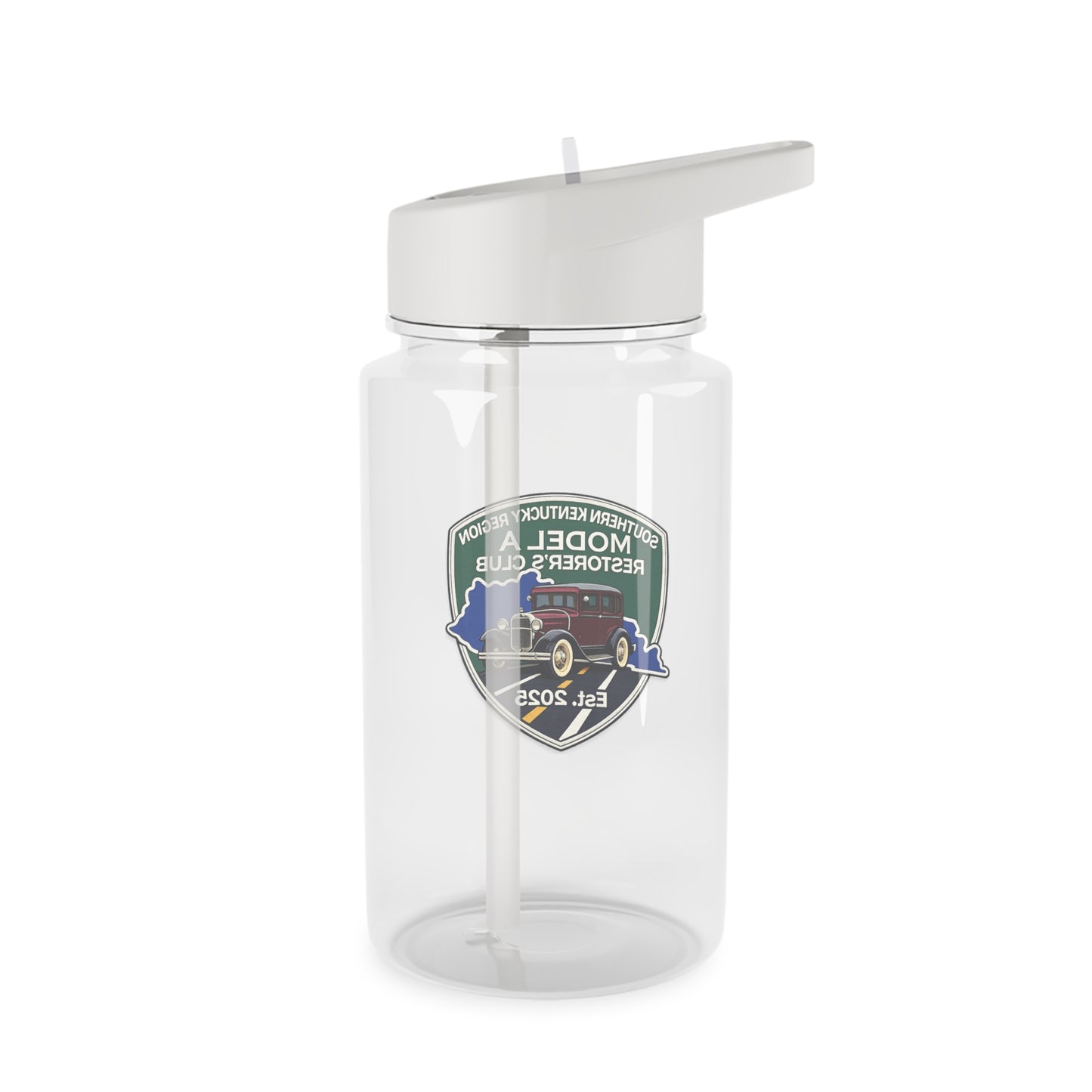 Southern Kentucky Region Model A Restorer's Club Tritan Water Bottle — Est. 2025 Vintage Car Logo