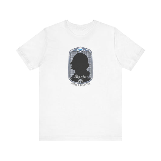George Washington Model A Ford Club (front black logo) Unisex Jersey Short Sleeve Tee