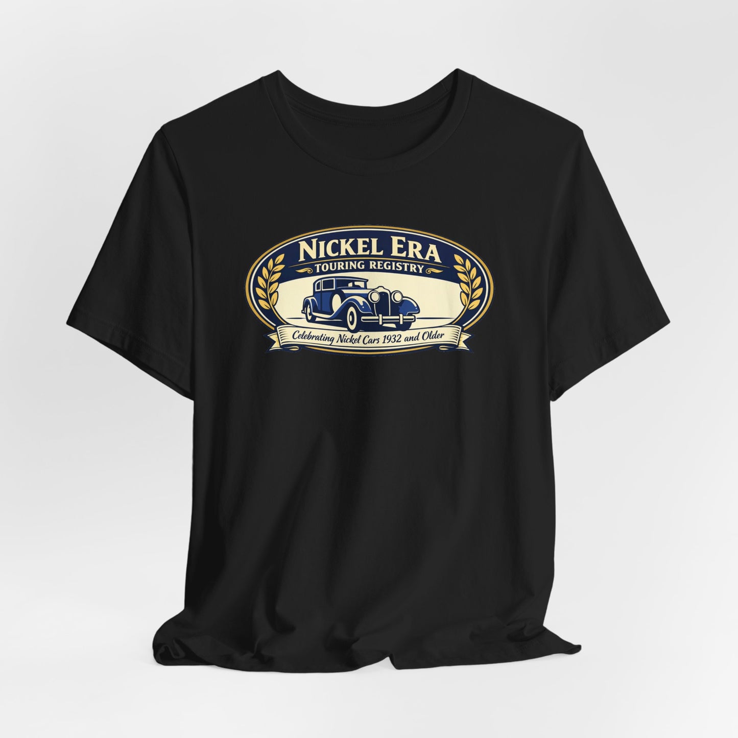 Nickel Era Touring Registry Tee — Vintage Classic Car T‑Shirt
