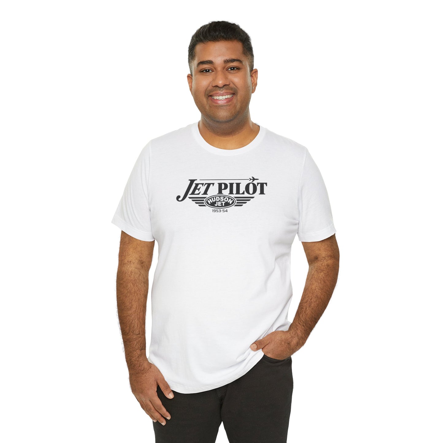 Hudson Essex Terraplane Club "Jet Pilot" Tee - Unisex Jersey Short Sleeve Tee