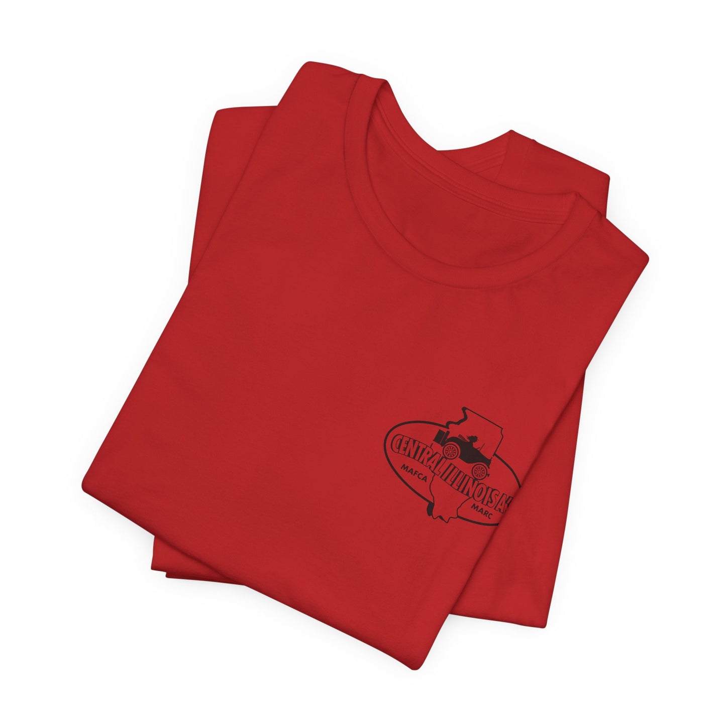 Central Illinois A's Small Logo T-Shirt — Unisex Jersey Short Sleeve Tee