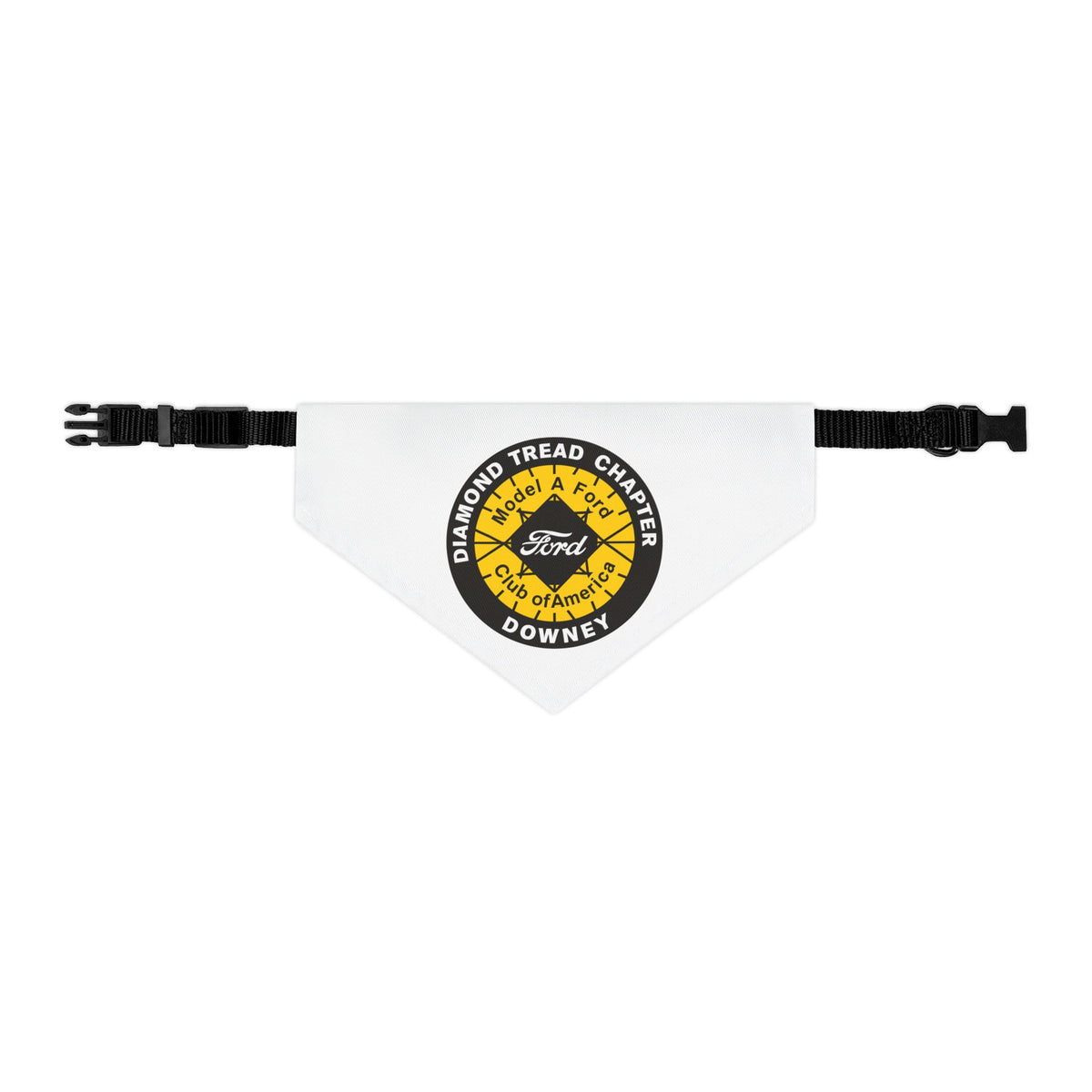 Diamond Tread Chapter Downey Logo Bandana for Dogs - Pet Bandana Collar