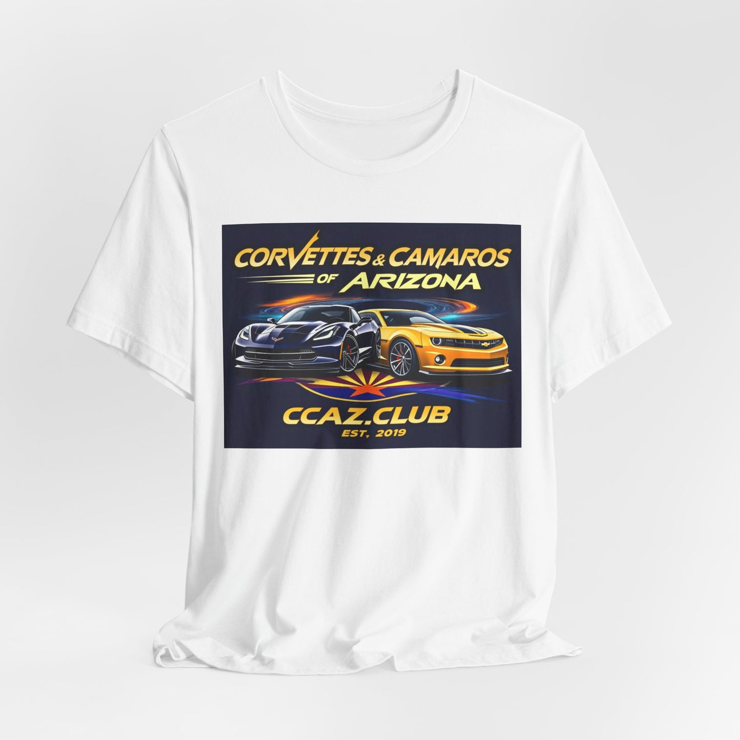 Corvettes & Camaros of Arizona Tee — CCAZ Club Car Show Shirt