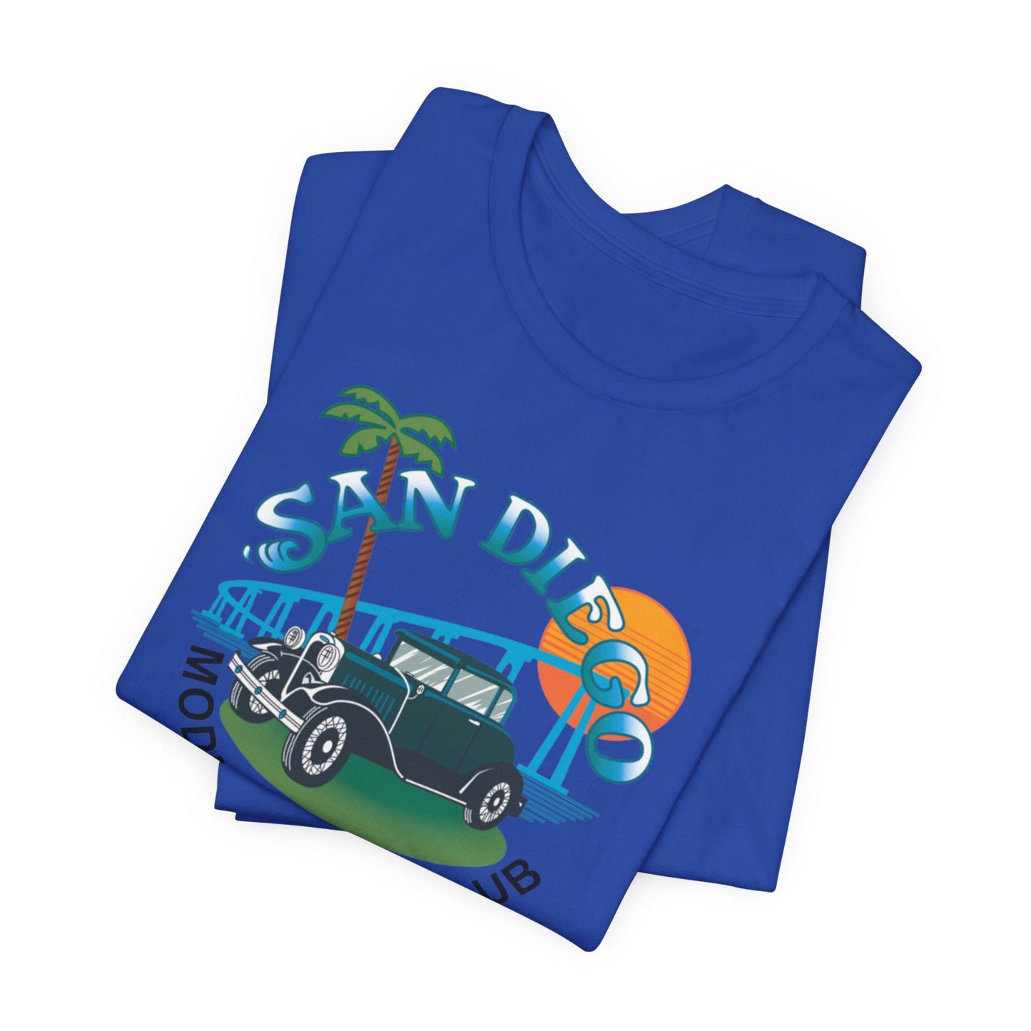 San Diego Model A Ford Club Tee — Large Front Logo