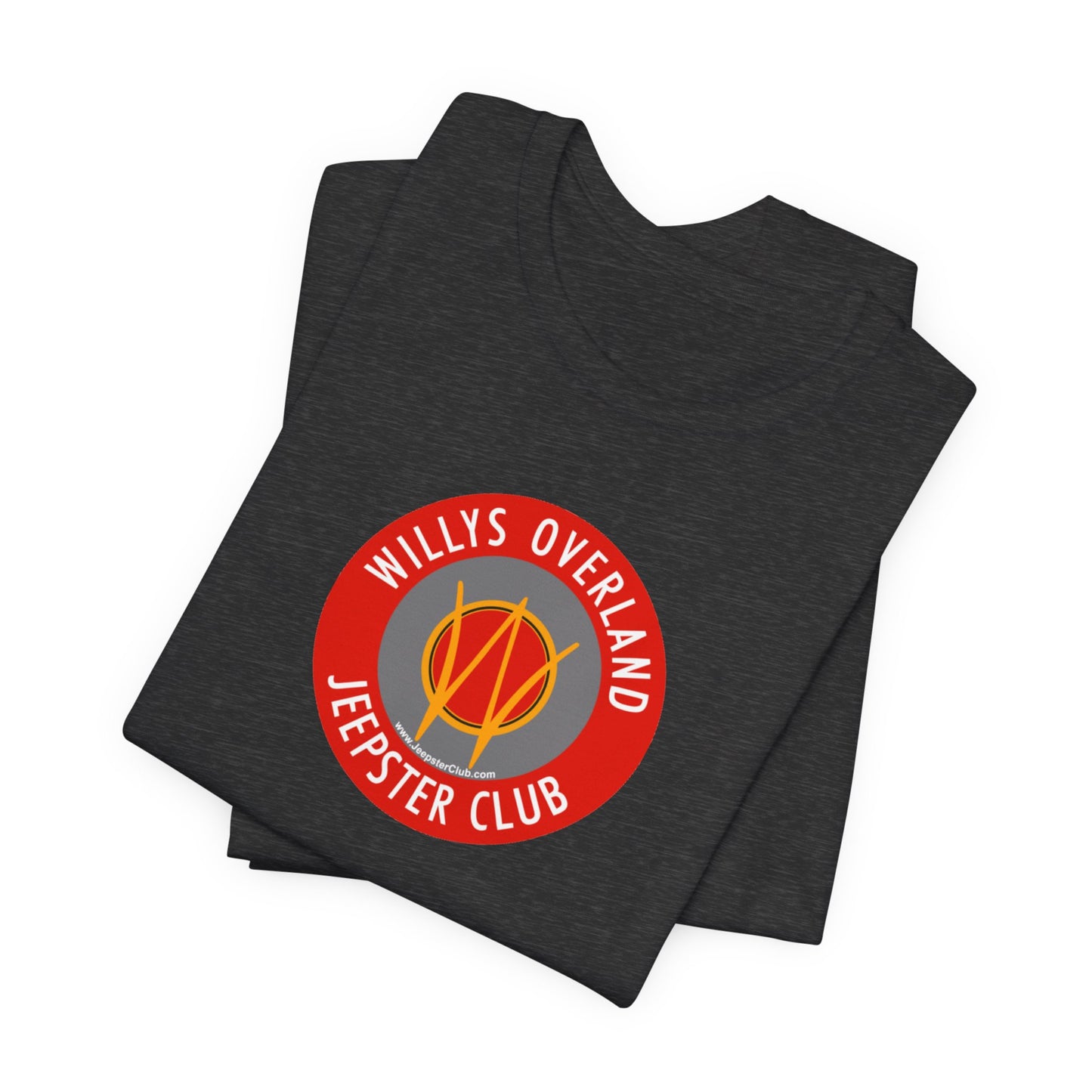 Willys Overland Jeepster Club Graphic Tee - Unisex Jersey Short Sleeve Tee