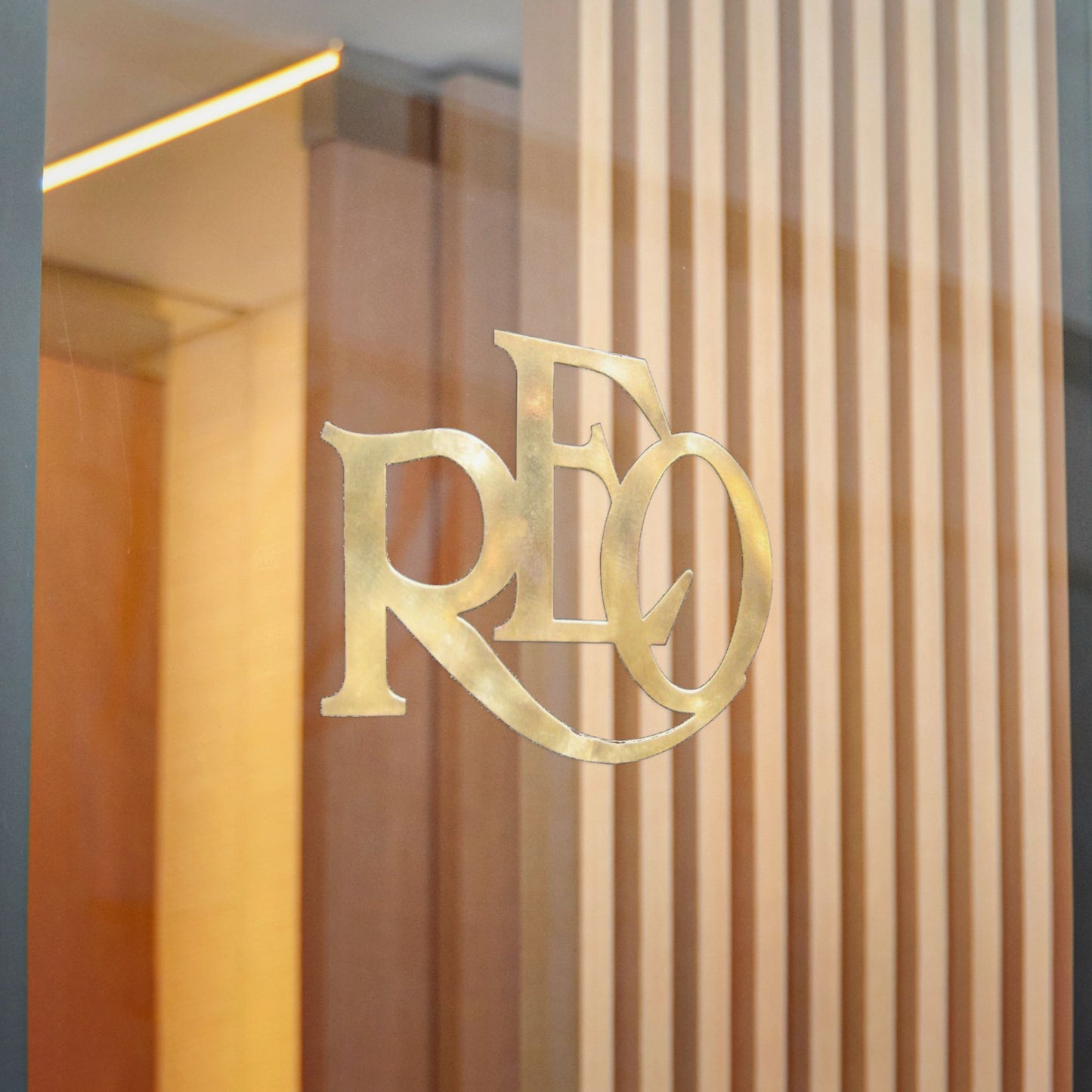 Gold Foil REO Die-Cut Sticker — Looks great on your car trailer!