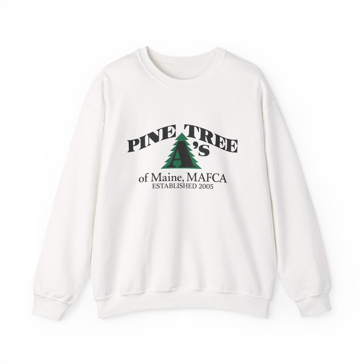Pine Tree A's of Maine, MAFCA — Unisex Heavy Blend™ Crewneck Sweatshirt