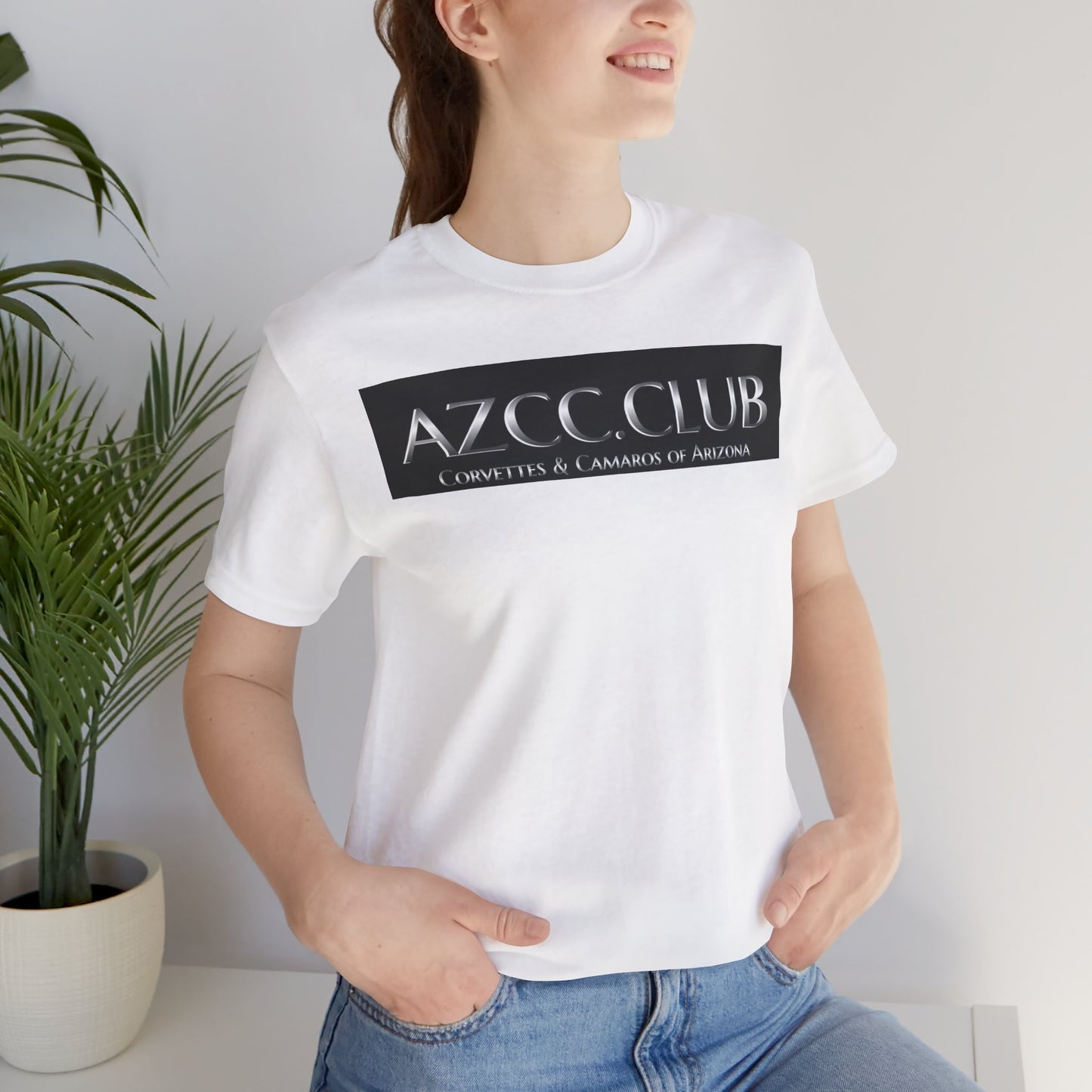 AZCC Club Logo T-Shirt — Classic Black Box Graphic Tee
