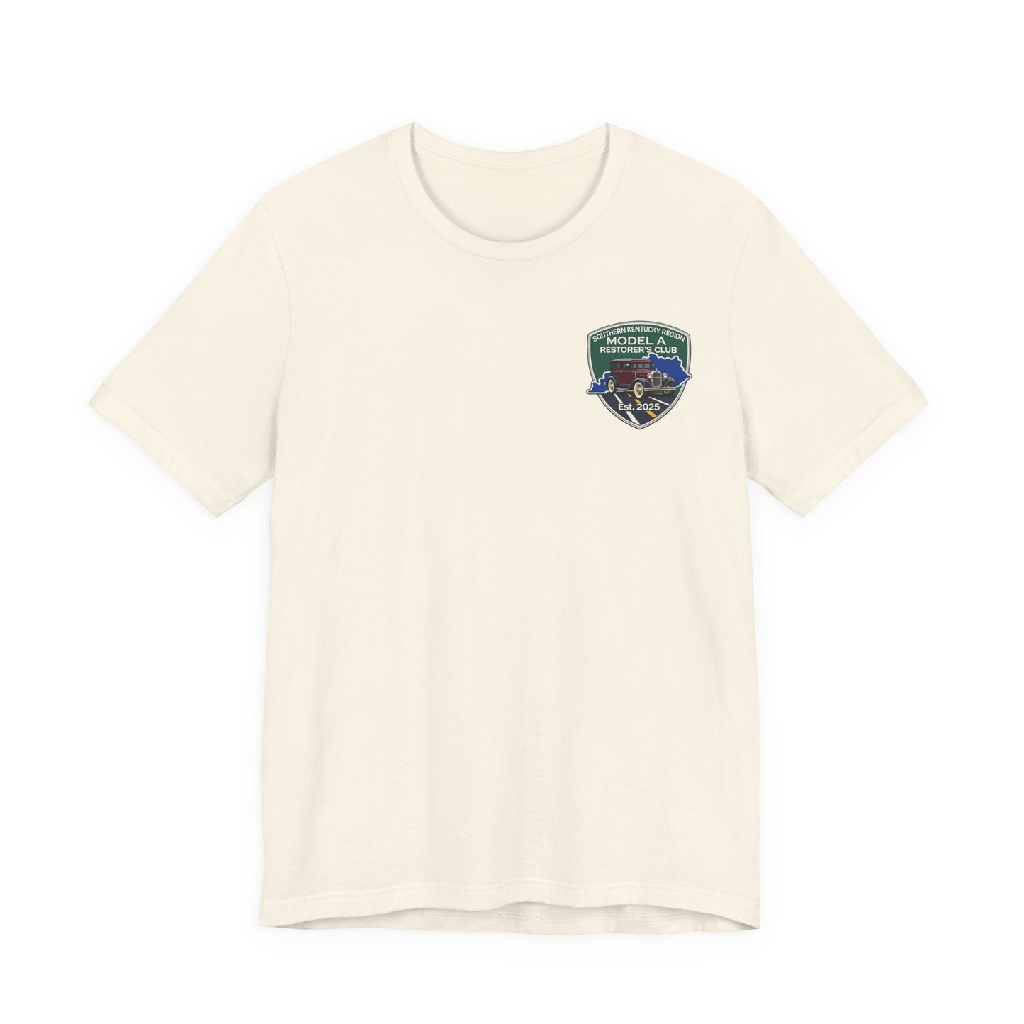 Southern Kentucky Region Model A Restorer's Club T‑Shirt — Front and Back Logos Unisex Jersey Short Sleeve Tee