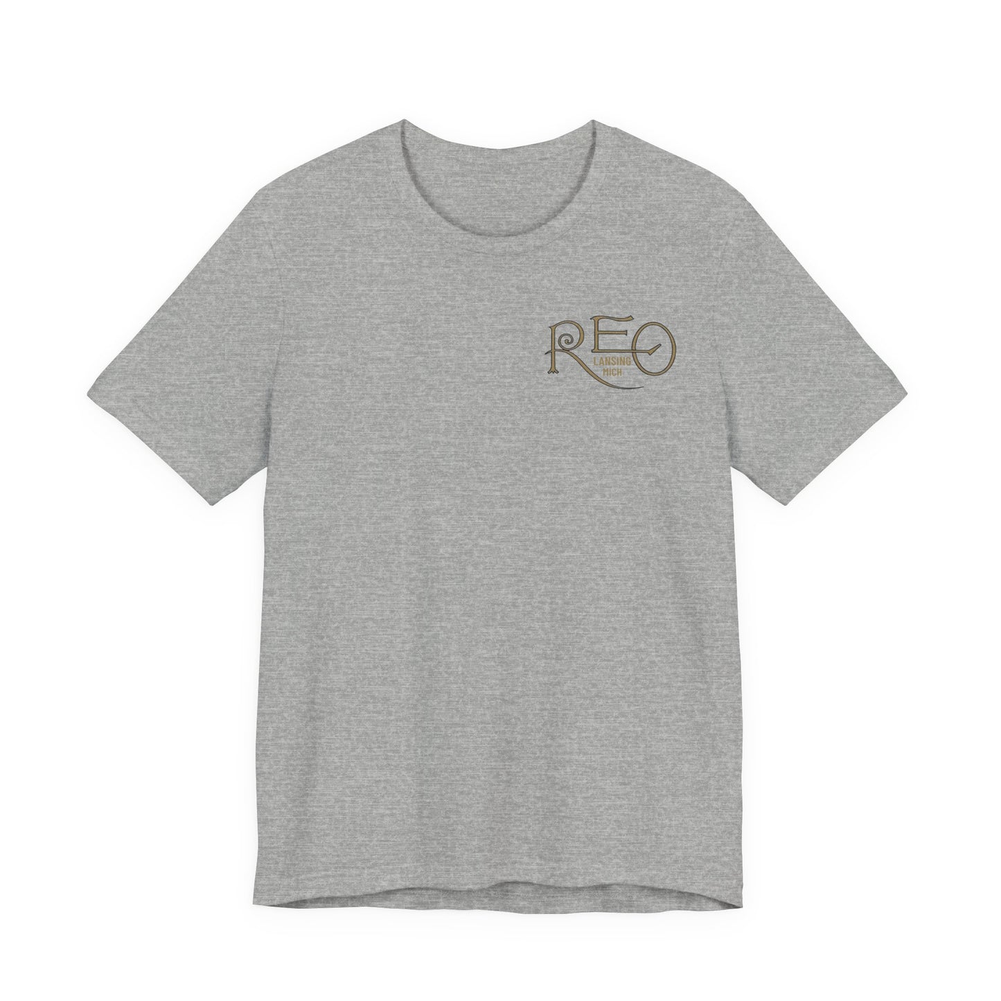REO Motor Car Co. Vintage Car T-Shirt - Front and Back Images