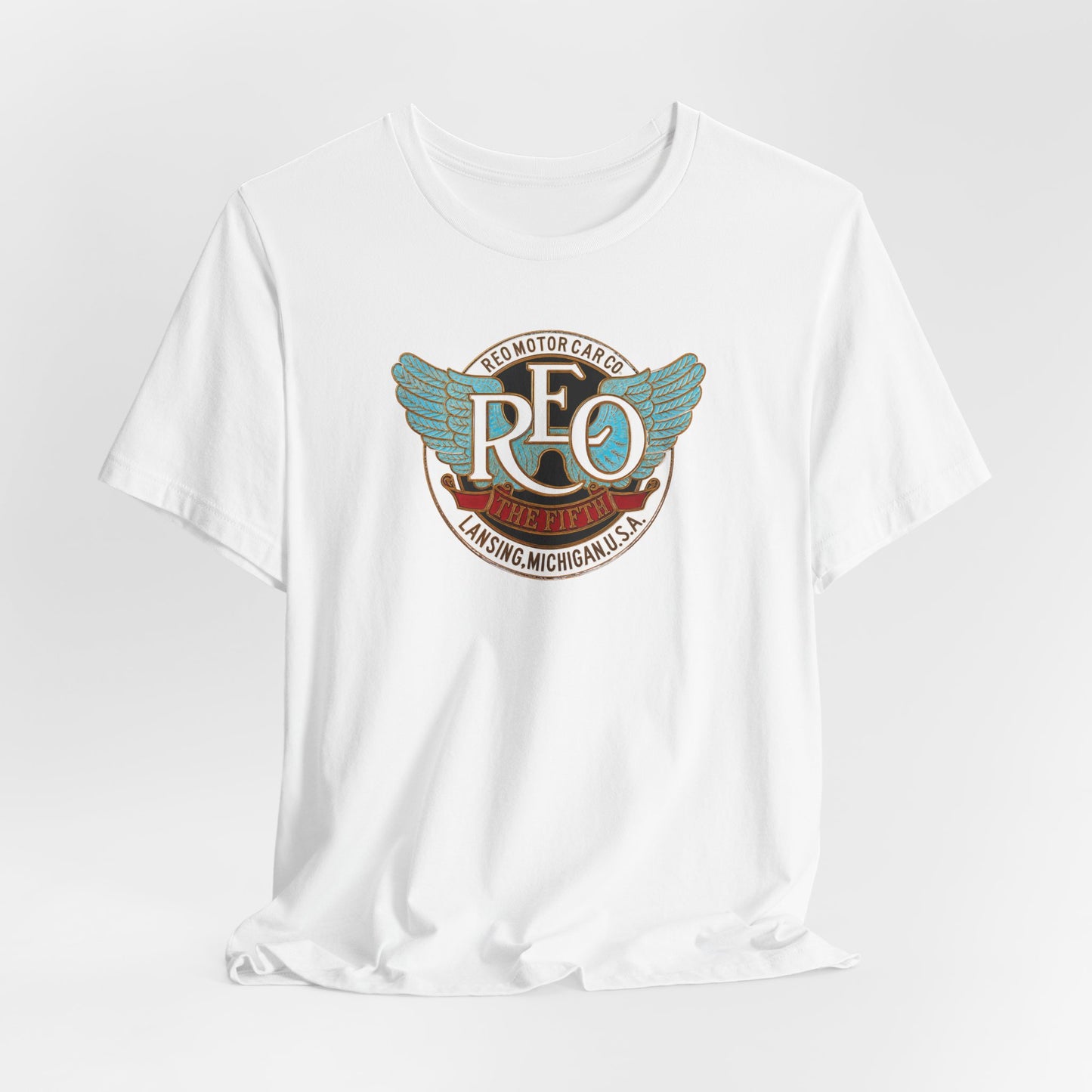 REO The Fifth 1912-1919 T‑Shirt — Retro Motor Club Graphic Tee