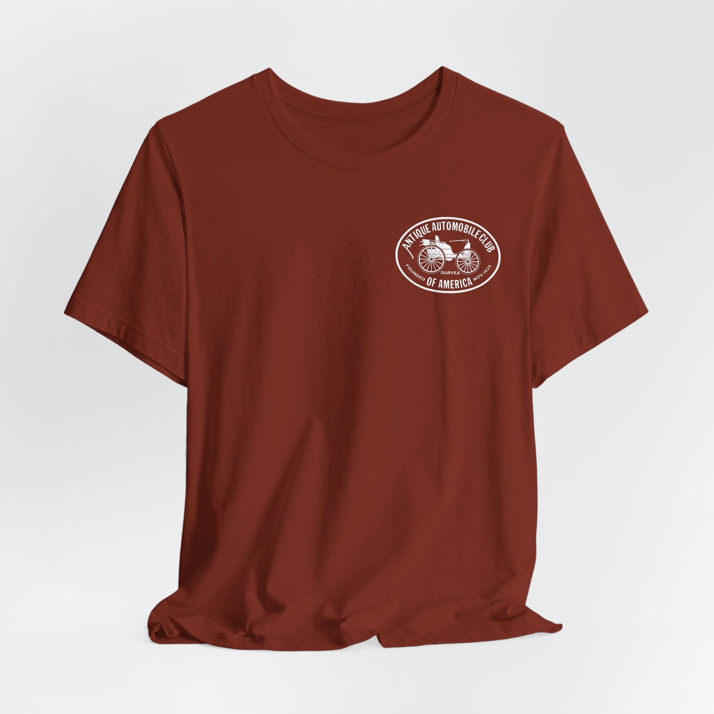 Shenandoah Region AACA Tee — Small AACA Front Logo and Large Shenandoah Region AACA Back Logo