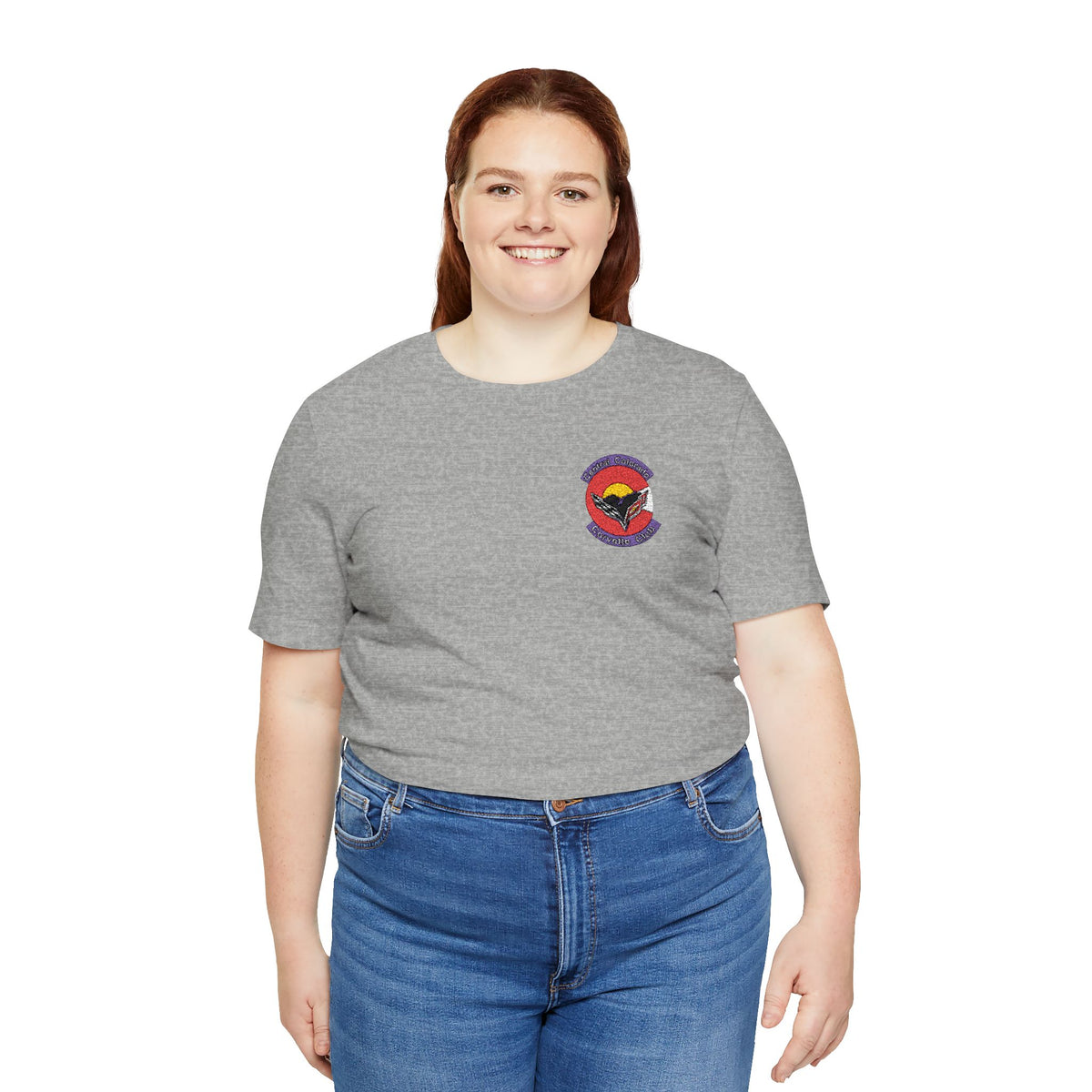 Central Colorado Corvette Club - Embroidered Unisex Soft Style Tee
