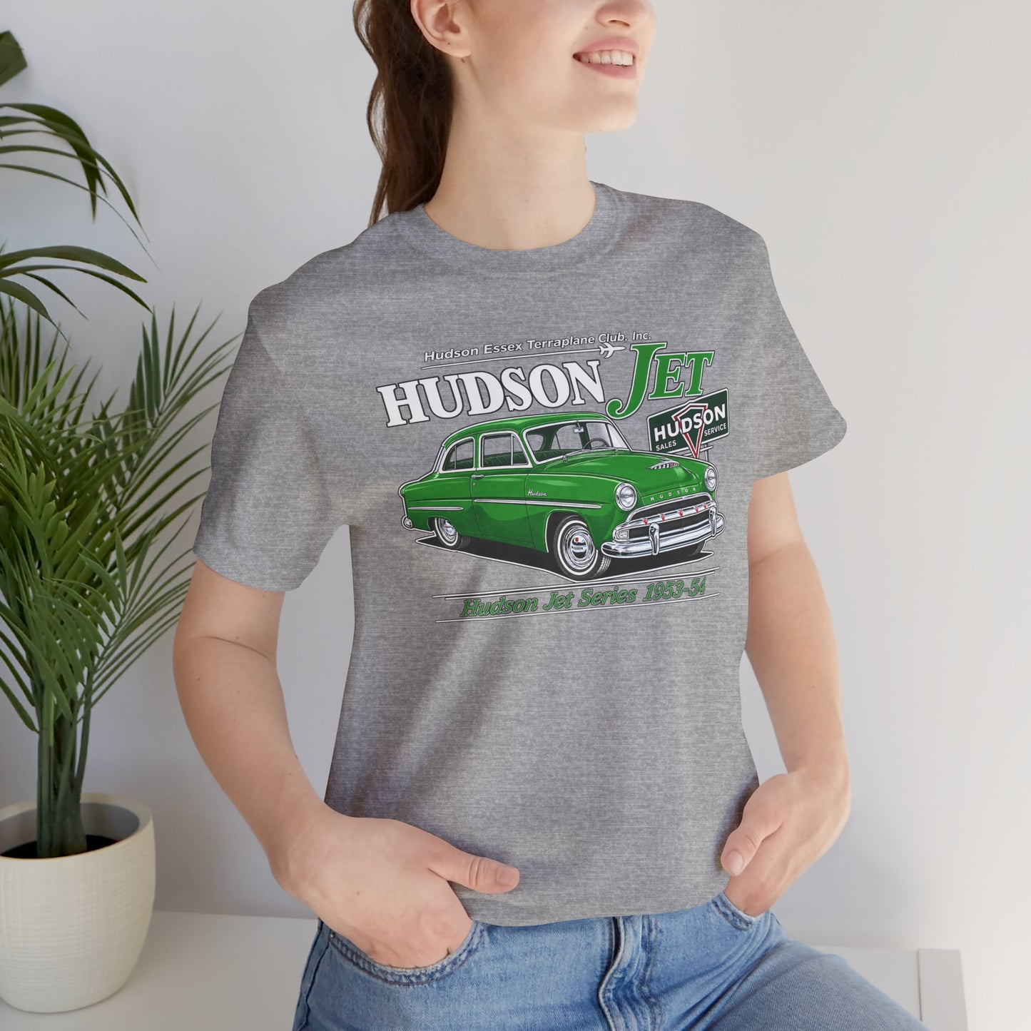 Hudson Essex Terraplane Club — Hudson Jet Classic Car T-Shirt  Vintage 1953–54